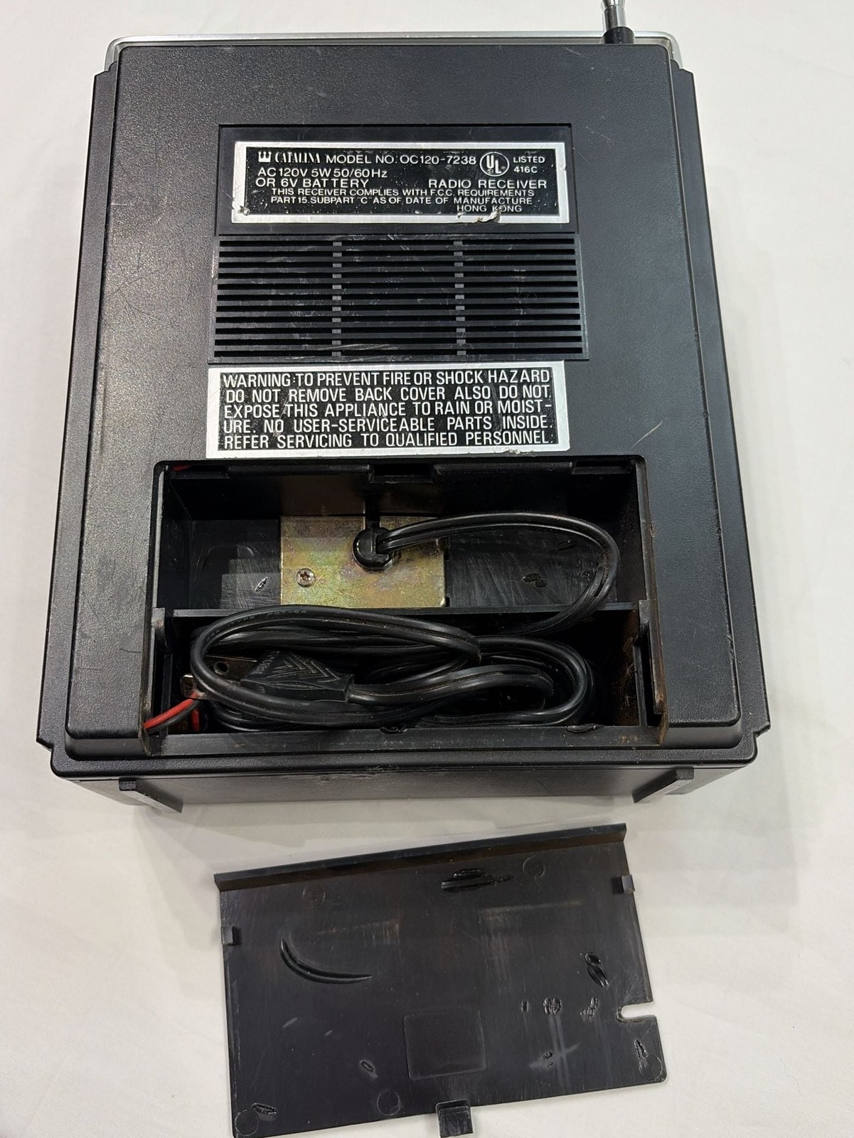 Catalina Model OC120-7238 Vintage Multi-Band Portable Radio