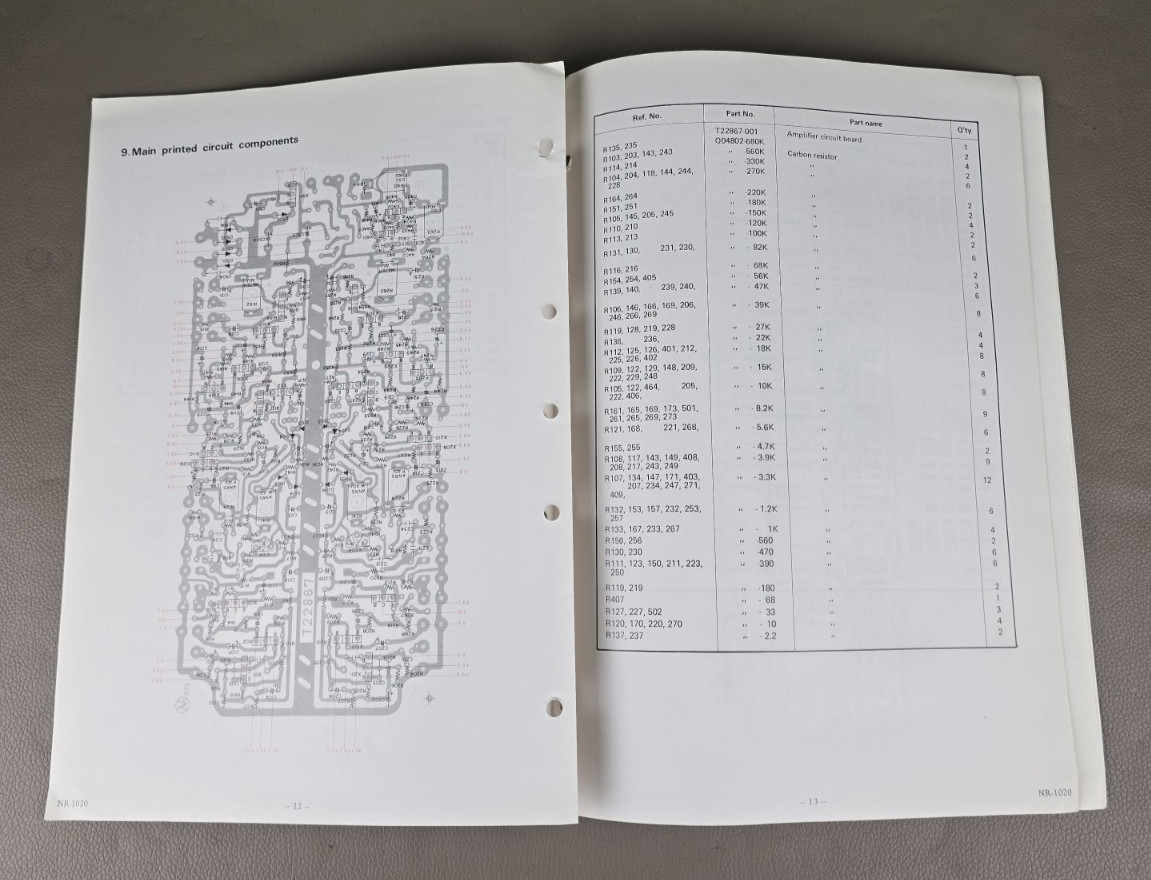 JVC Model NR-1020 Service Manual D-3719