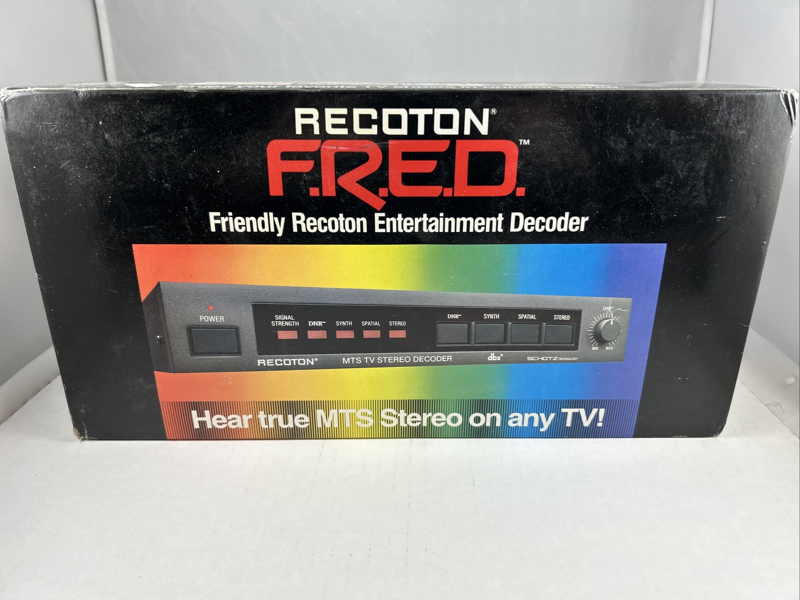 Vintage Recoton F.R.E.D Entertainment Decoder New Old Stock RARE !!!