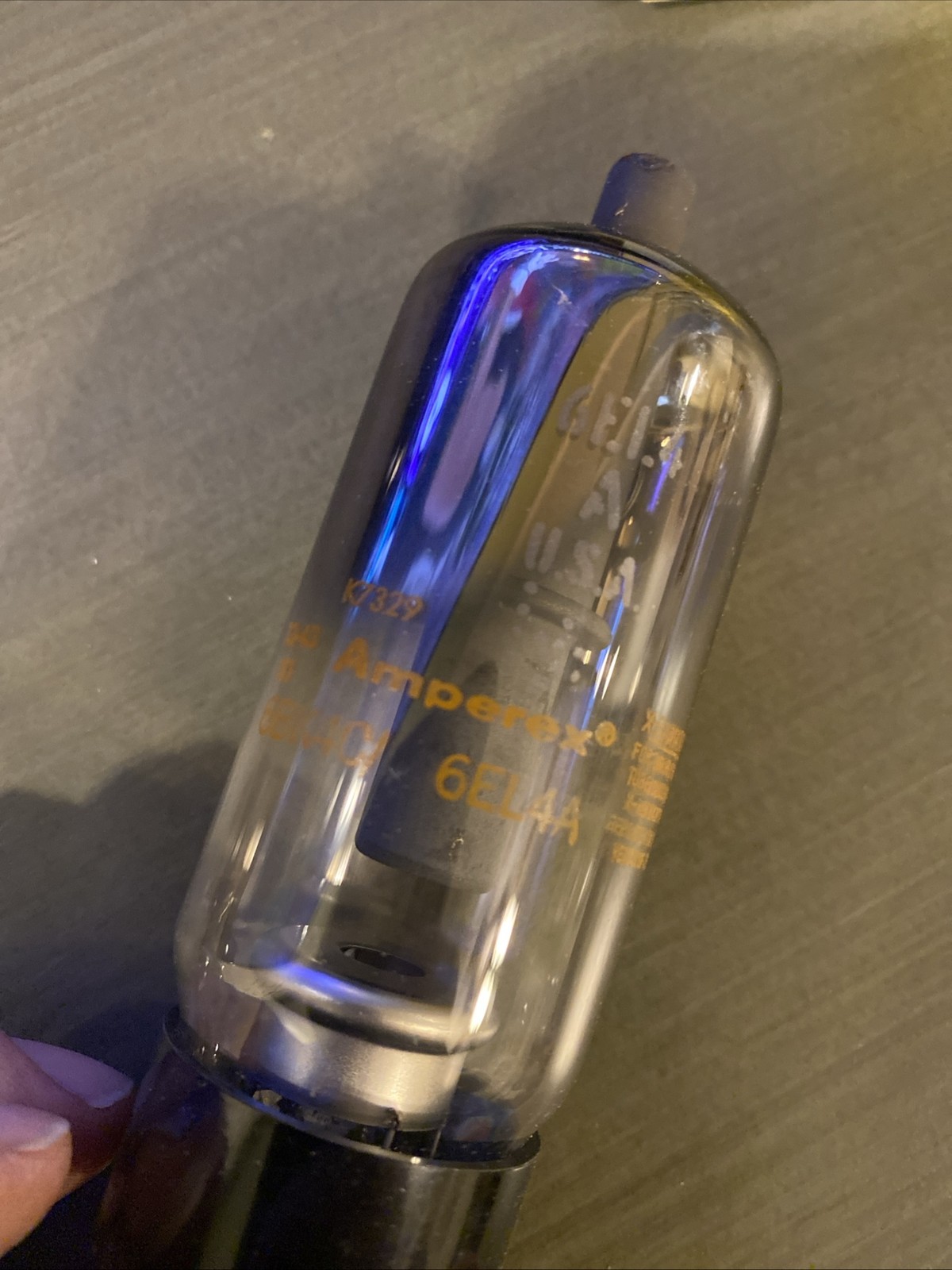 2 Vintage Amperex Tubes – 3aw3/382 And 6BK4C 6EL4A