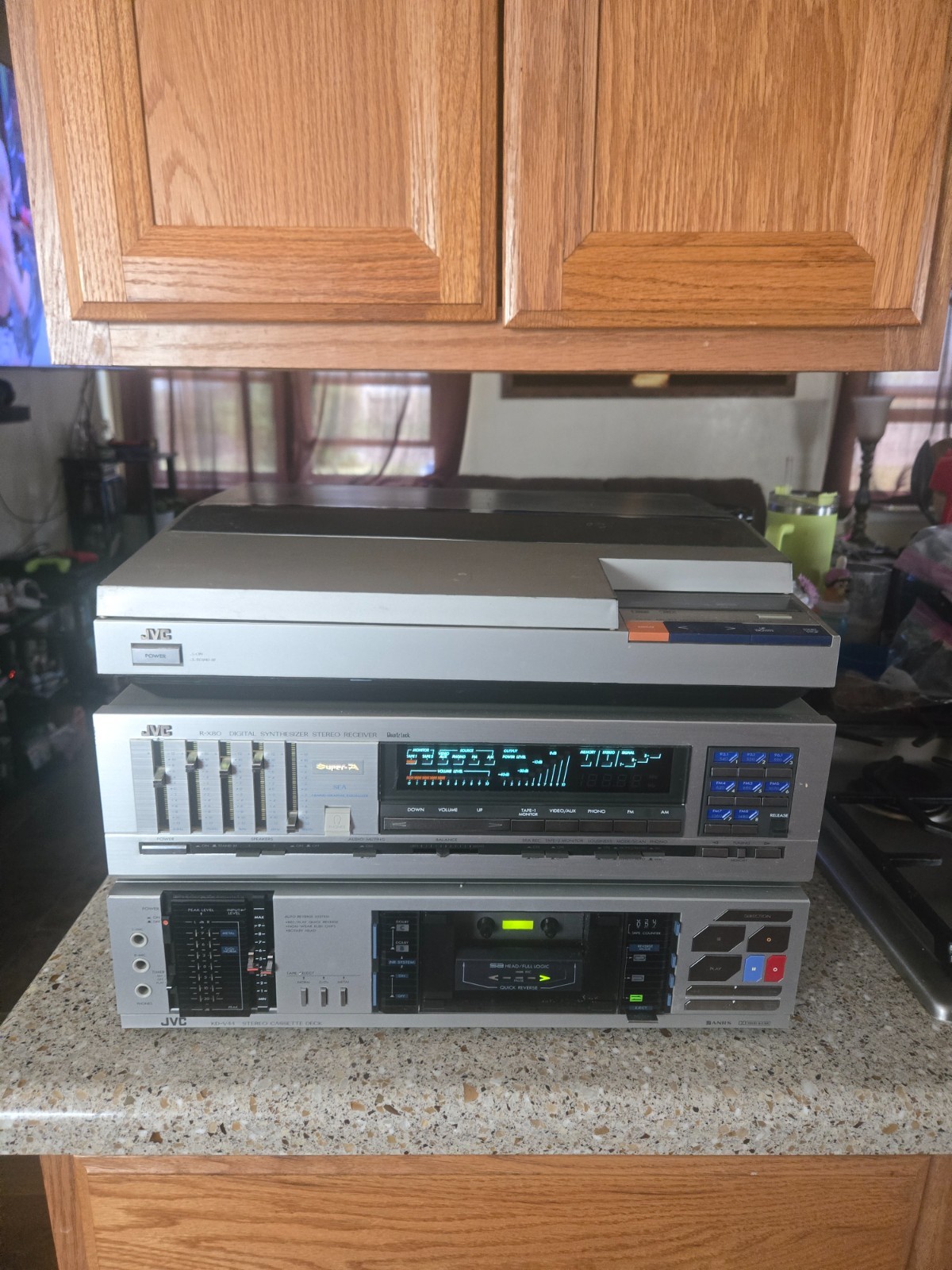 JVC KD-V44 Stereo Cassette Deck – Auto Reverse, Dolby B/C NR – Fully Tested
