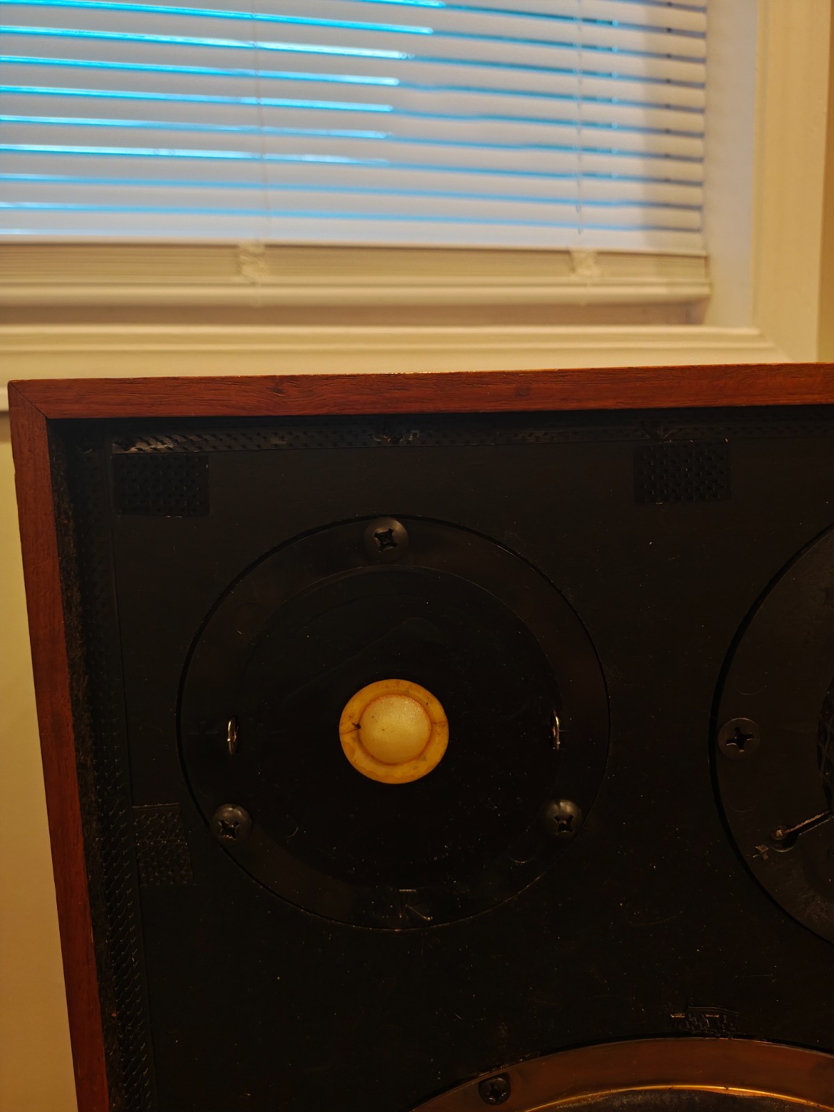 Acoustic Research AR-11b Vintage Speakers / Freshly refoamed / Yellow Tweeters