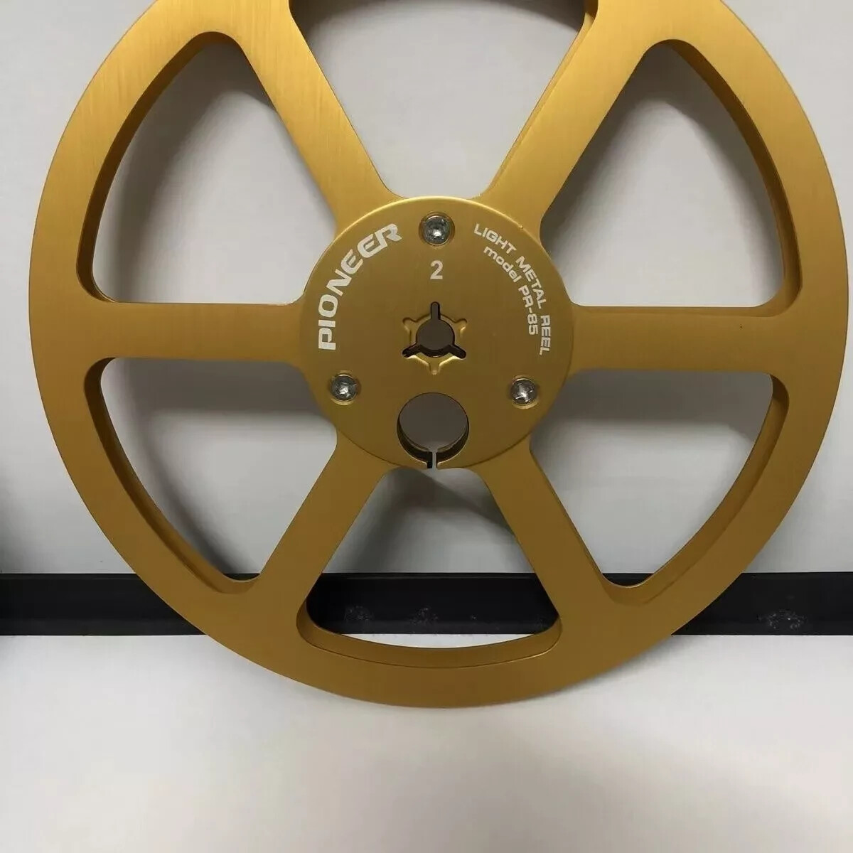 2X 7” Pioneer gold PR-85 Aluminum Reel to Reel RT-707 909 Empty Take Up Reel