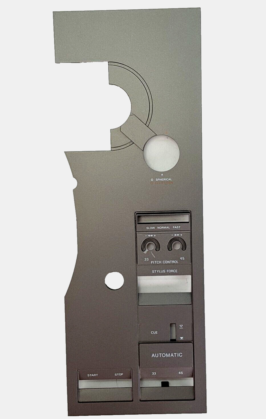 Philips 777 Direct Control Turntable, Top Side Plastic Plate