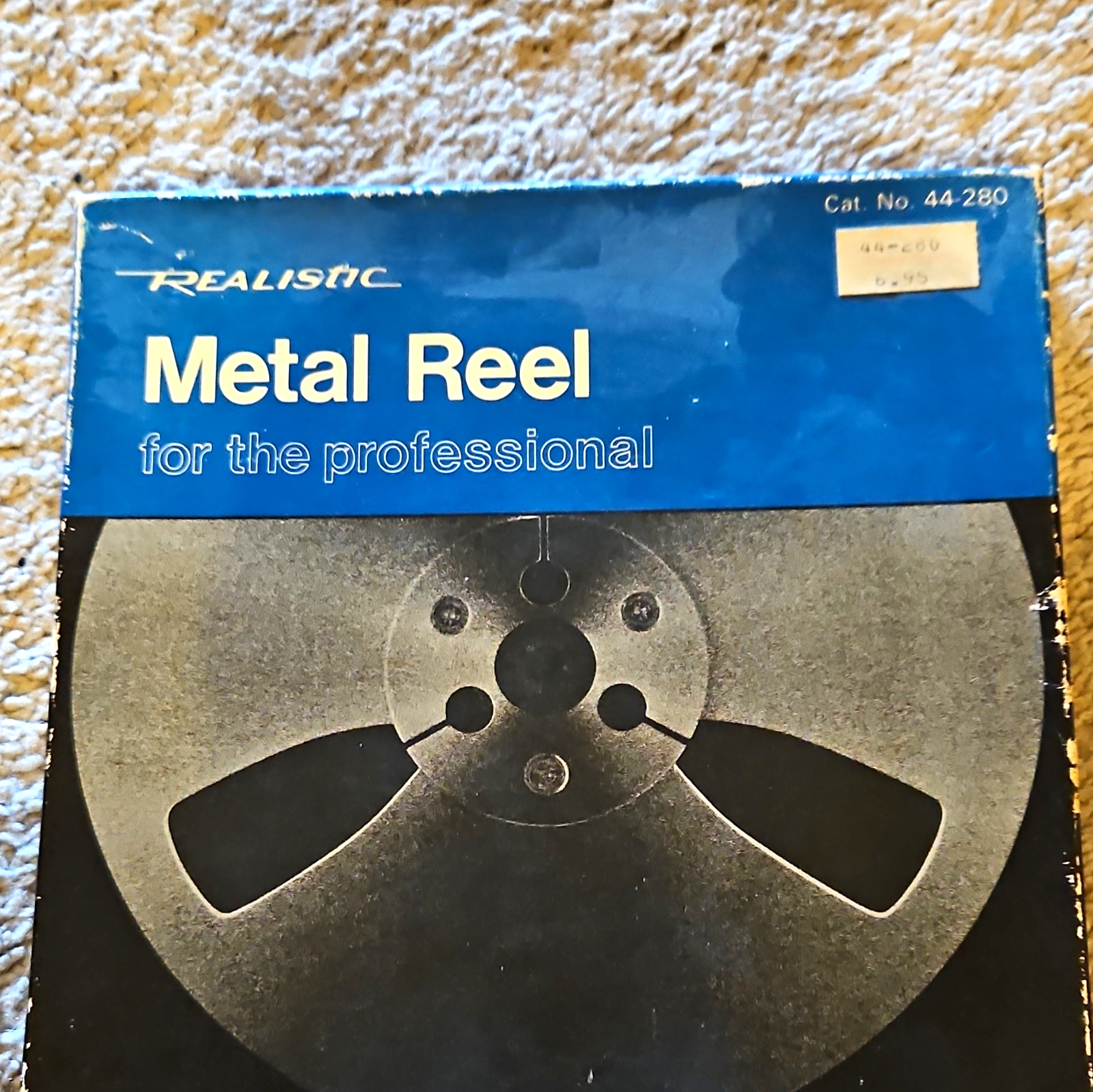 Realistic 44-280 Metal Take-Up Reel 1/2 in Metal Reel Cat. No.
