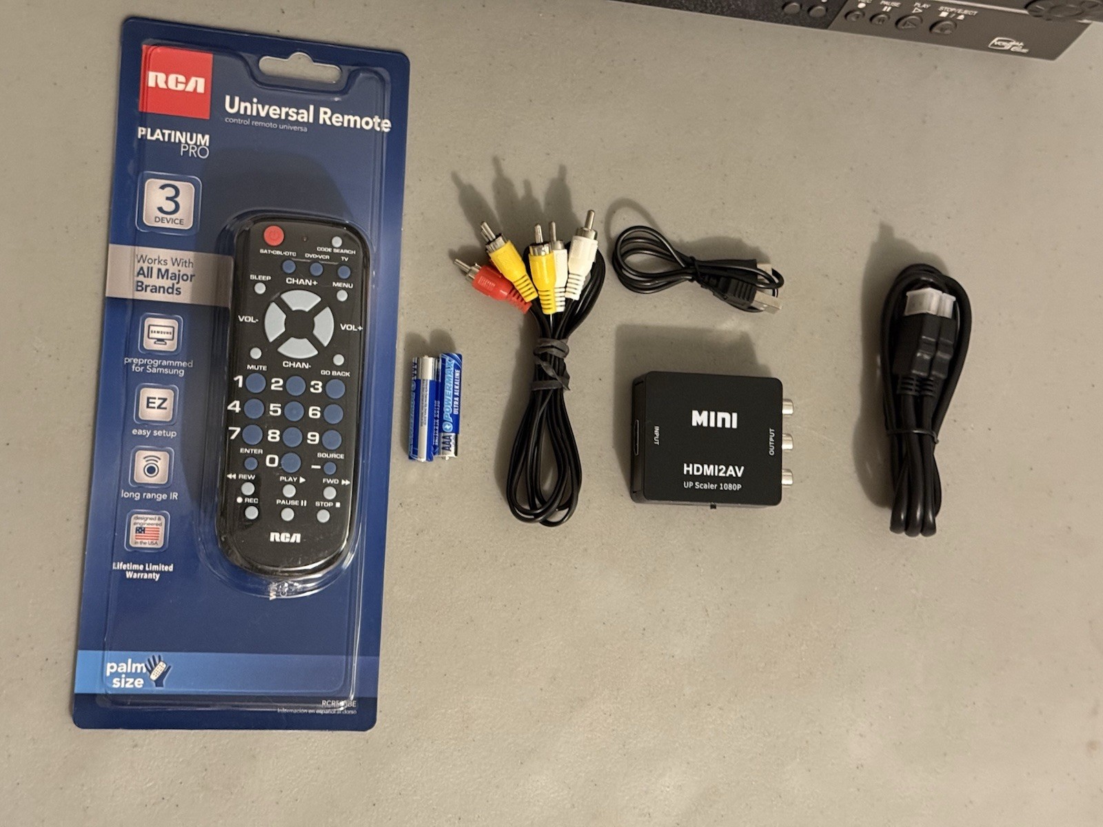Panasonic Super VHS ET Player Recorder + Remote HDMI Converter & Cables Serviced