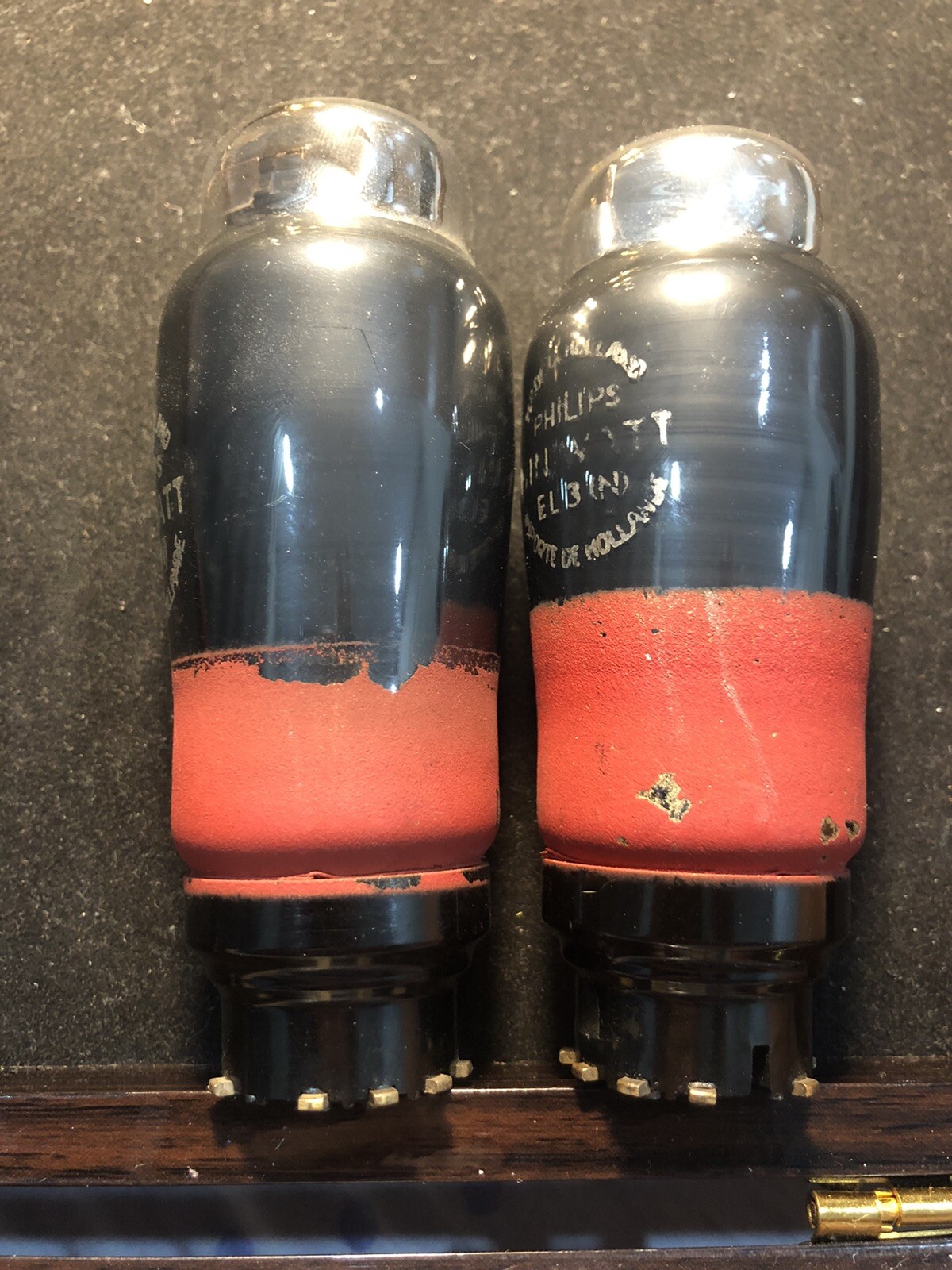 Philips Miniwatt EL3 EL3N, NOS Testing Values, working perfectly, Matched Pair