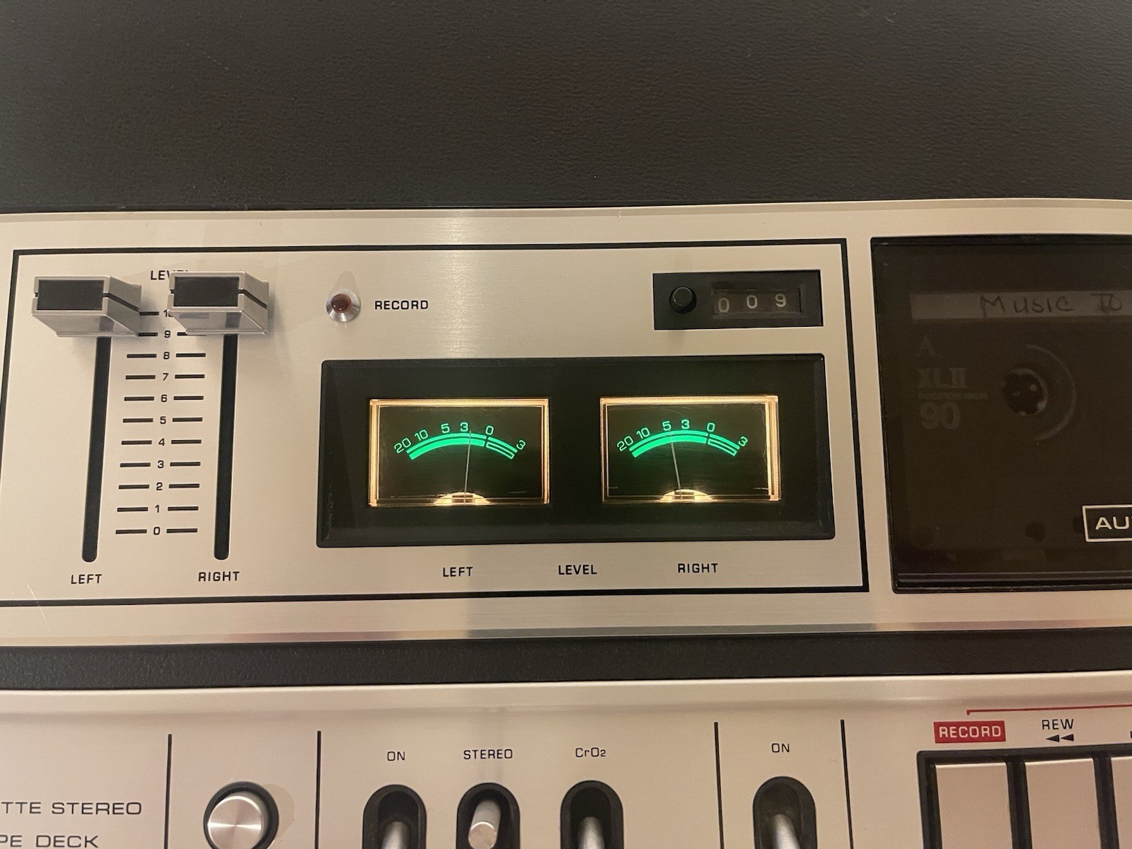 Panasonic RS-262US Vintage Cassette Tape Deck Works, Clean Great Condition!