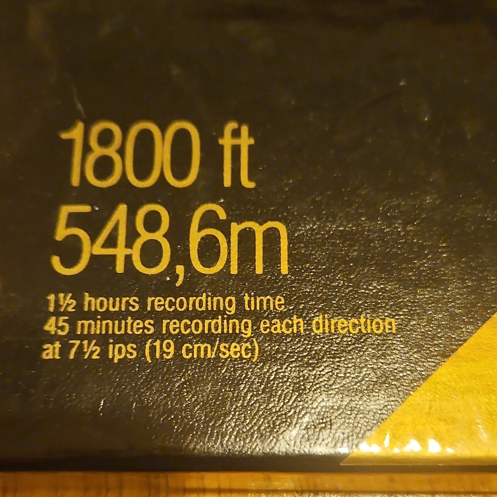 Scotch 207 3M Reel-to-Reel Recording Tape, 1800 ft (548.6 m)