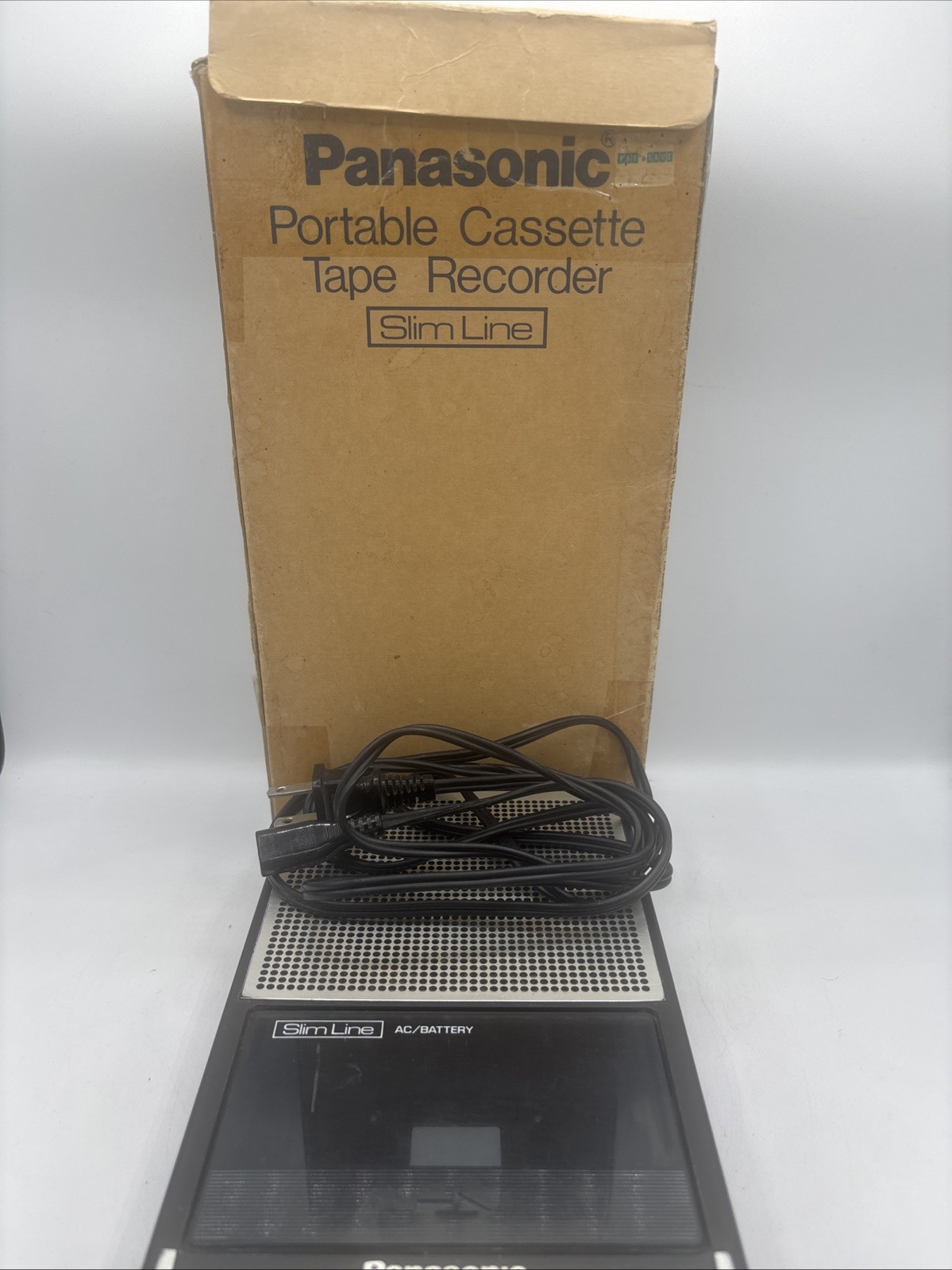 Vtg Panasonic Portable Cassette Tape Recorder RQ-2734 SlimLine-Tested-Working
