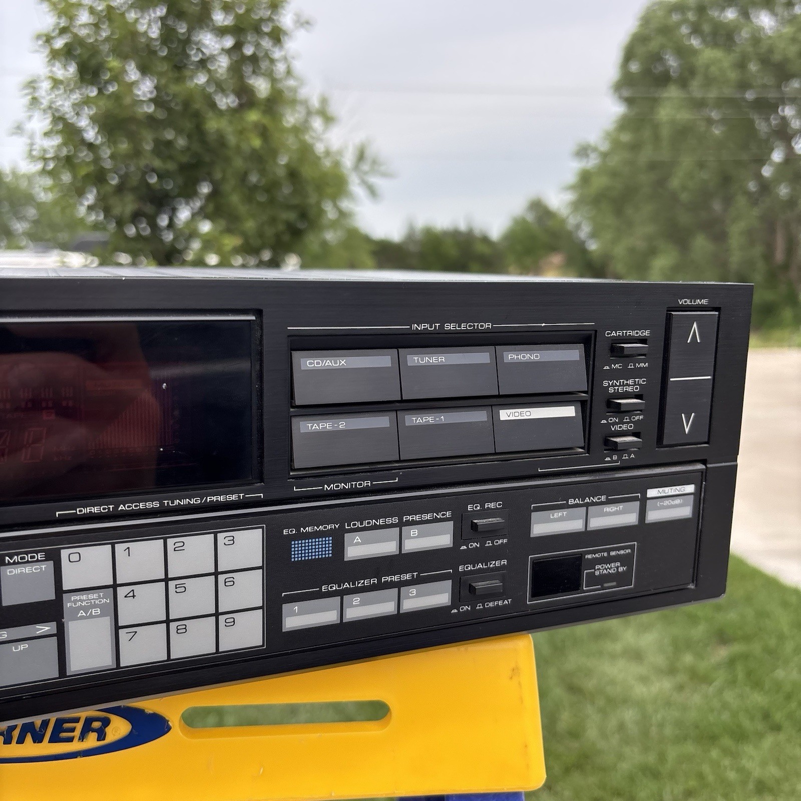 VINTAGE Kenwood KR-V95R AM/FM Stereo Receiver With Remote- Tested/works
