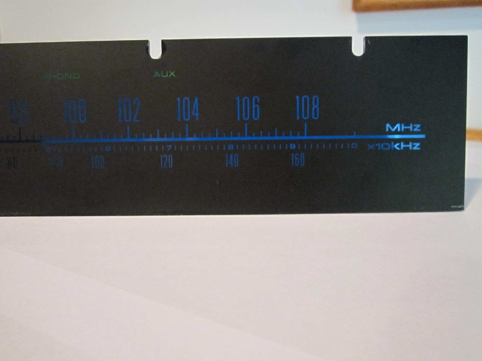 Pioneer SX-525 Front Panel Dial Scale AAG-027