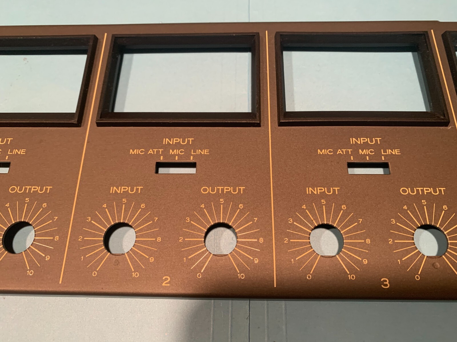 Teac A-3440 Reel To Reel Player Parting Out – Faceplate