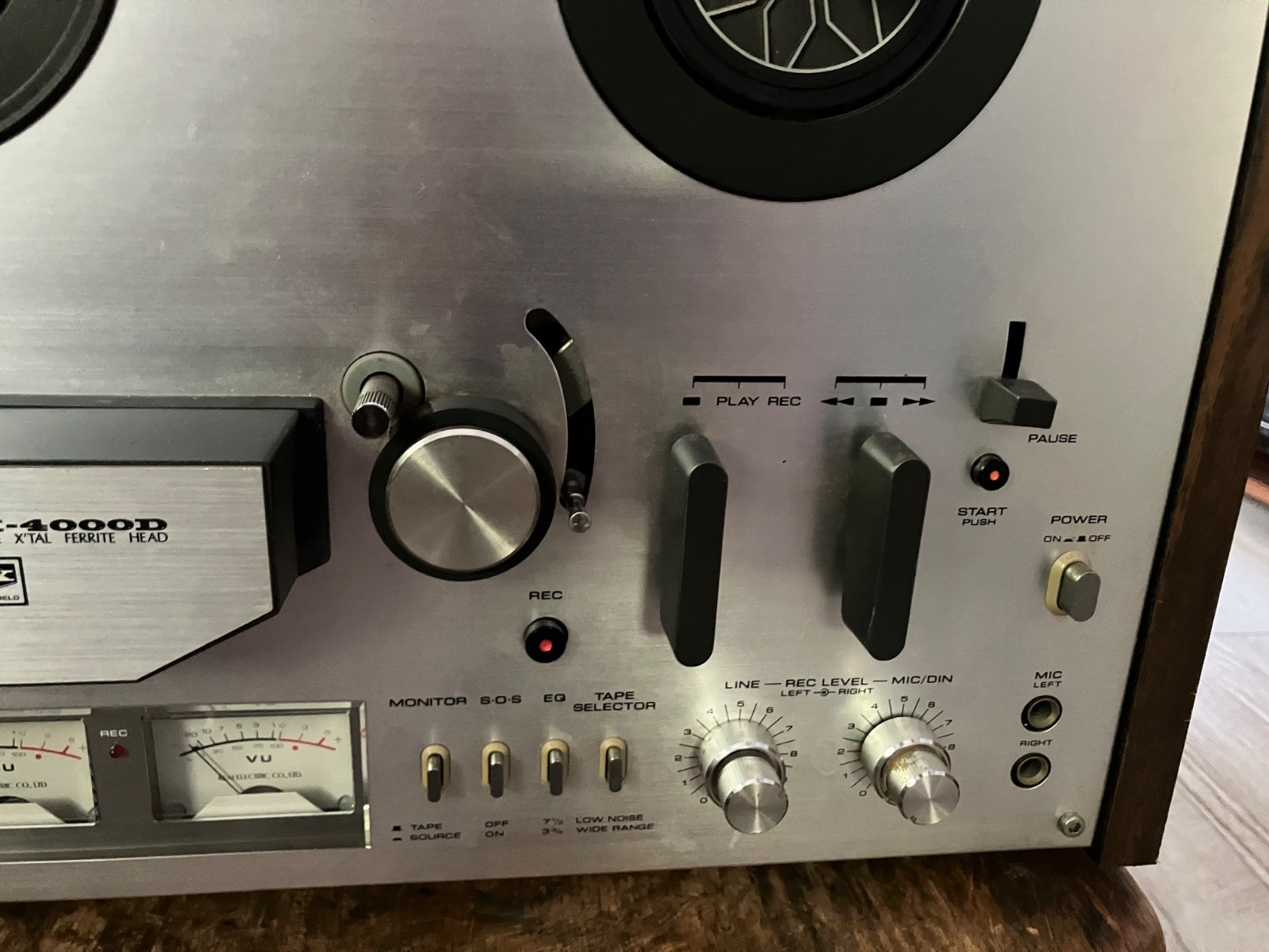 PLEASE READ!!! AKAI GX-4000D 4 Track Stereo Reel-To-Reel Tape Deck Recorder