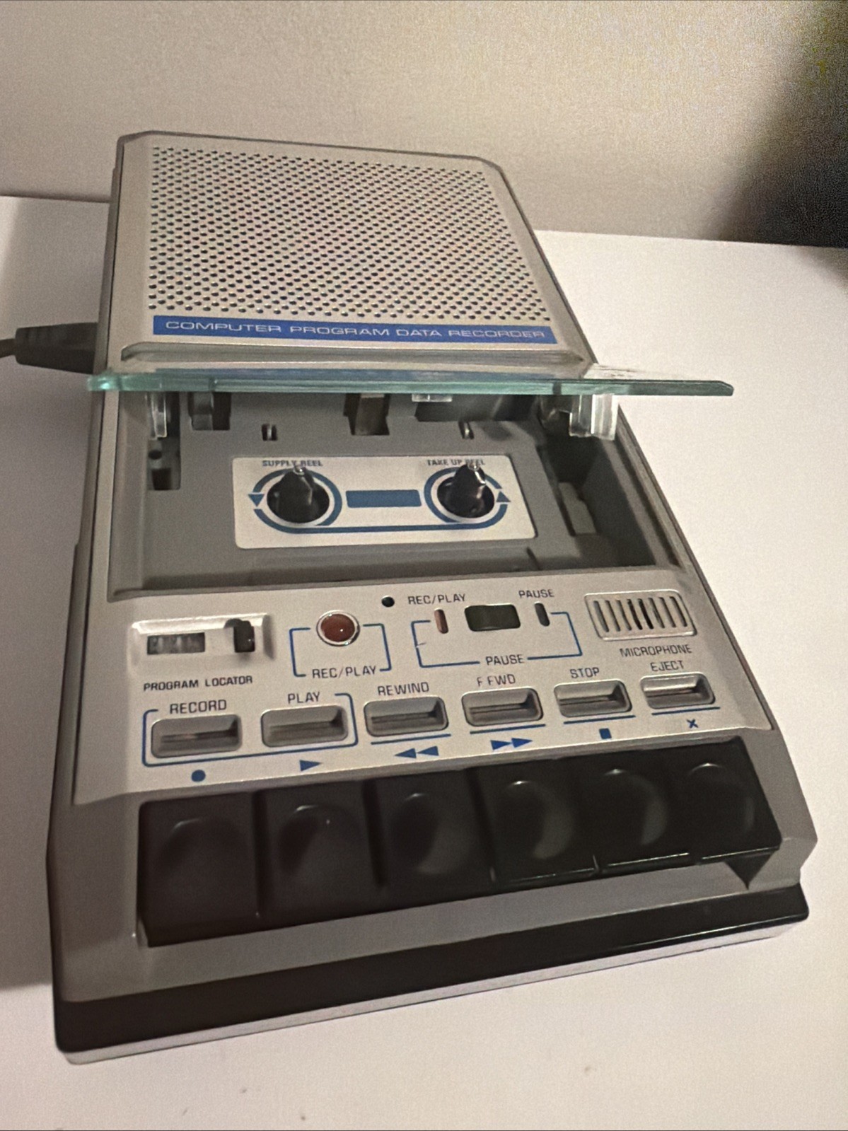 General Electric Computer Program Data Recorder Cassette Player Works