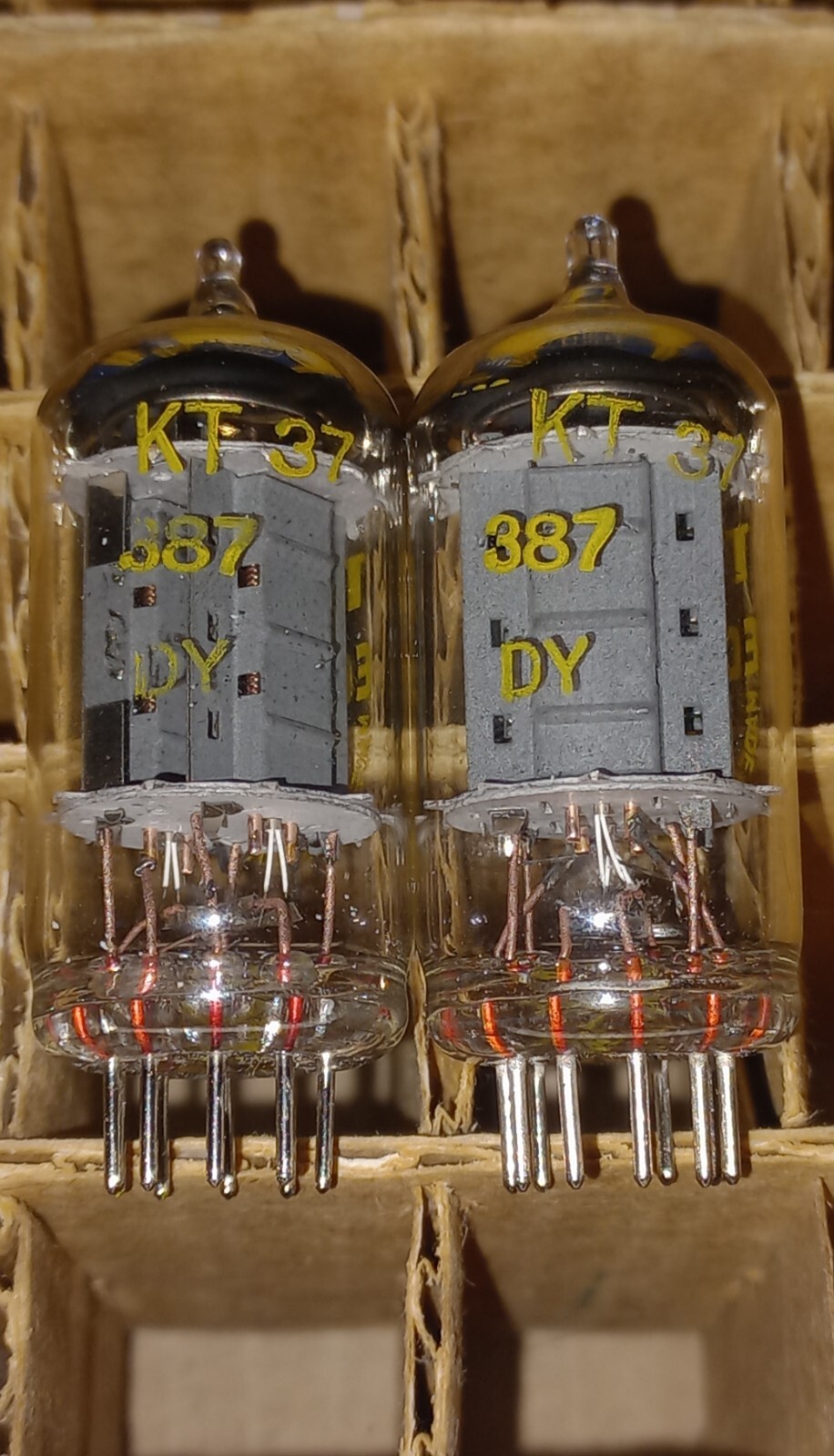 2 x Tesla ECC802S 12AU7 ECC82 Tubes