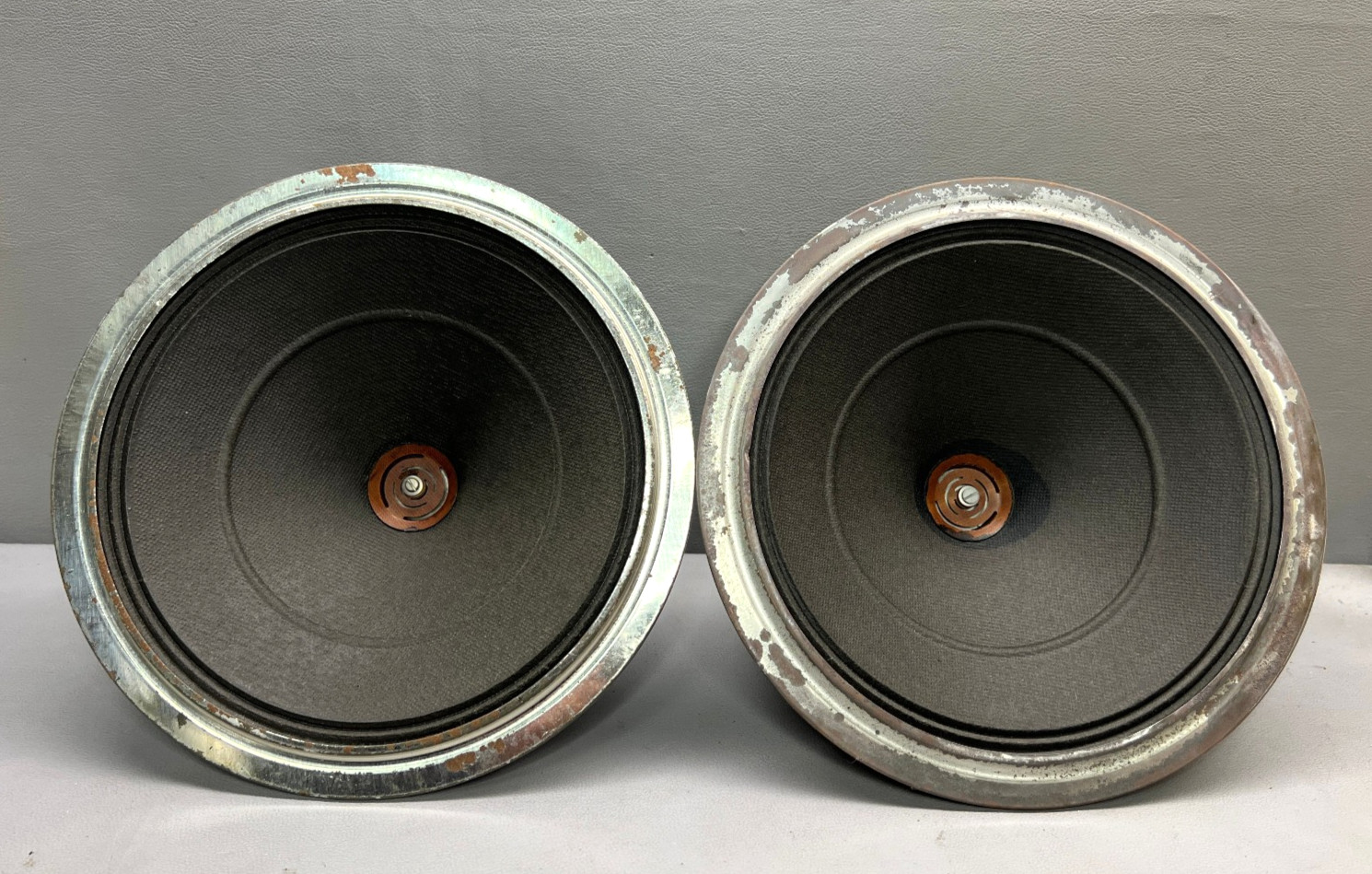 Matched Pair Philips Klangfilm ALNICo Magnet Full Range Speakers 21.5 cm 1939s
