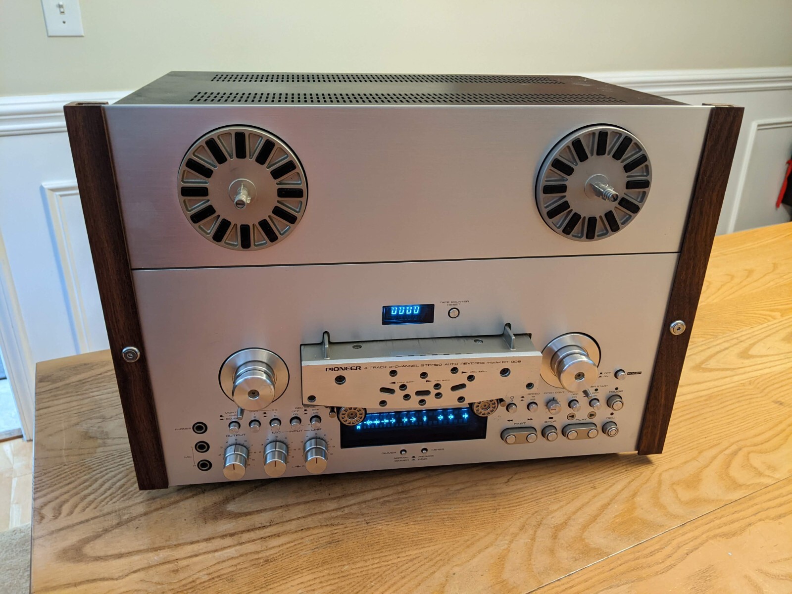 Side Rails for Pioneer RT-909, Solid Black Walnut, Beautiful, RT-901, Cheeks