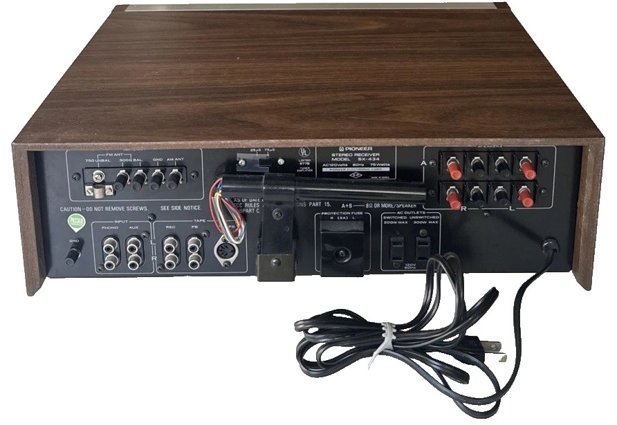 Vintage Pioneer SX-434 AM/FM Stereo Receiver-Tested *EXCELLENT*