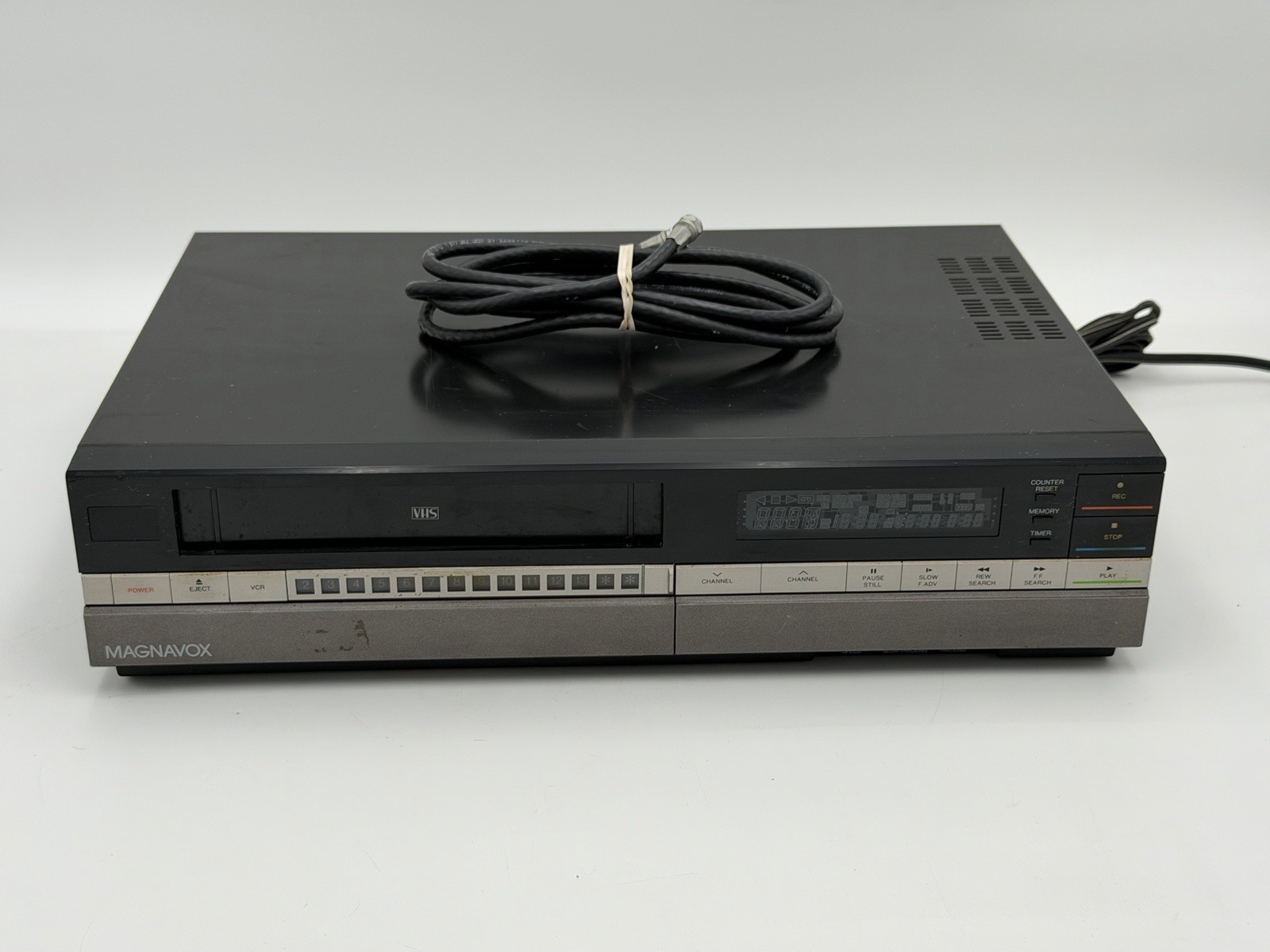 Magnavox VR8522BK01 VCR VHS Player Parts & Repair Read