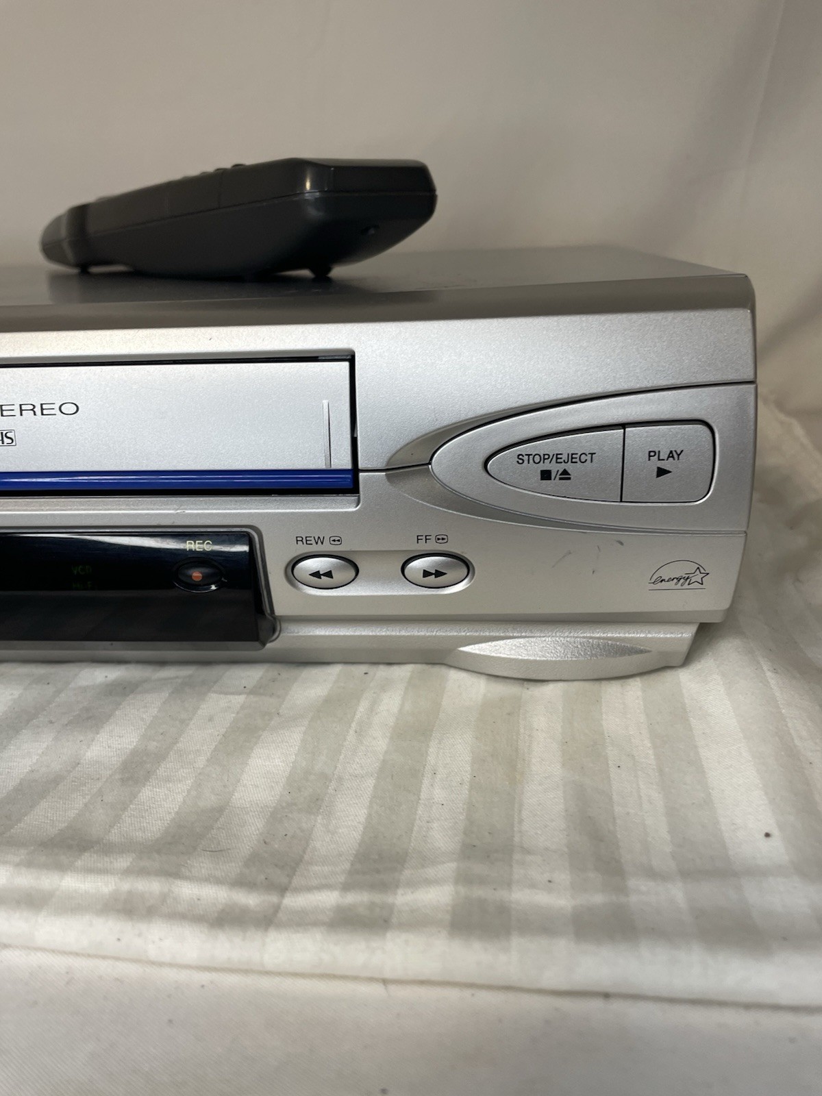 Panasonic PV-V4523S Blue Line Omnivision VCR VHS Player w/ Remote TESTED