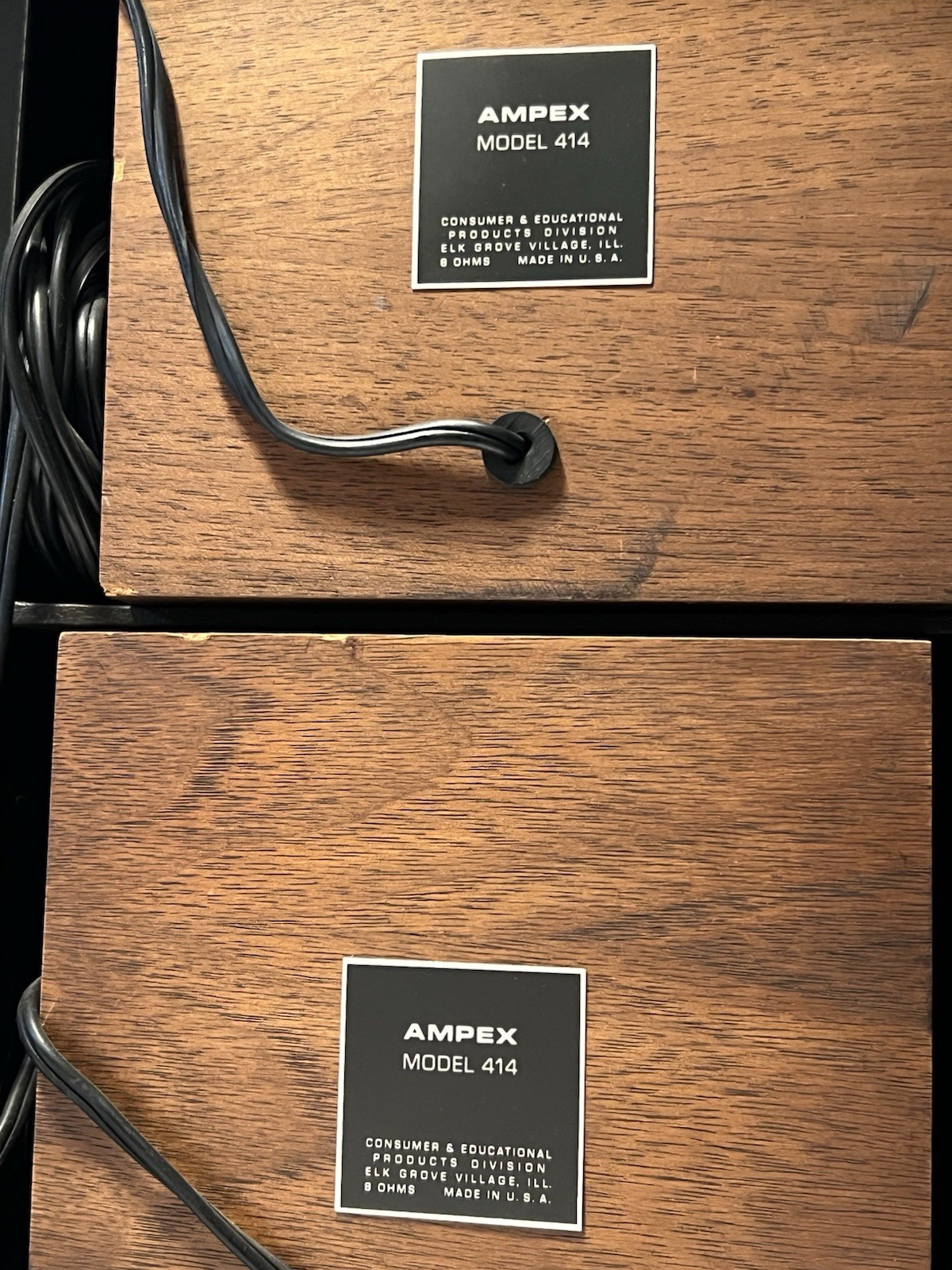 1968 Ampex Model 1461 Reel To Reel Tape Deck *With Speakers*
