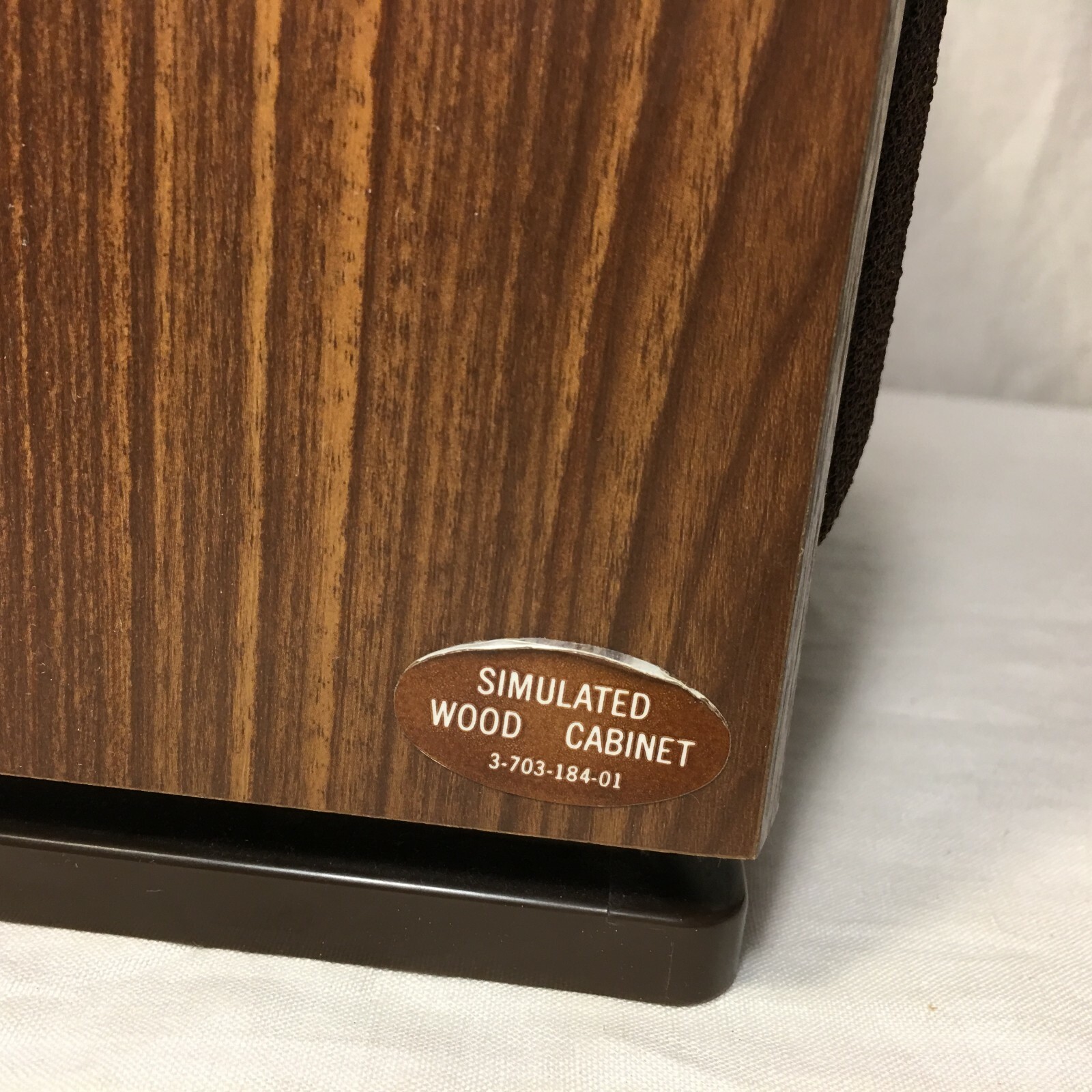 Sony Table Radio AM FM ICF 9740W Woodgrain 2 Bands Vintage Works
