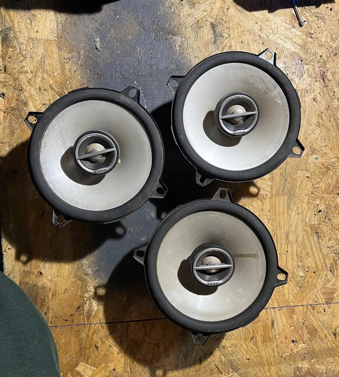 ✅Infinity Speakers Set Of Three Reference Series QREF507F 5-1/4″ 2-way Speakers