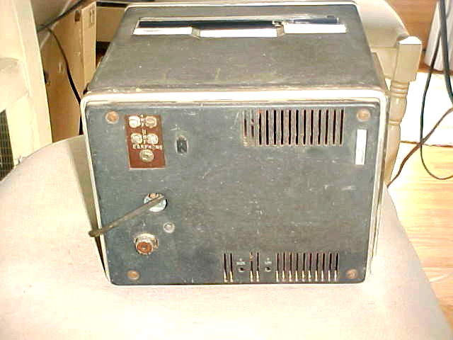 RETRO VINTAGE TV CBS TV MONITOR 8 INCH GE B+W EARLY 60s TRANSISTORIZED