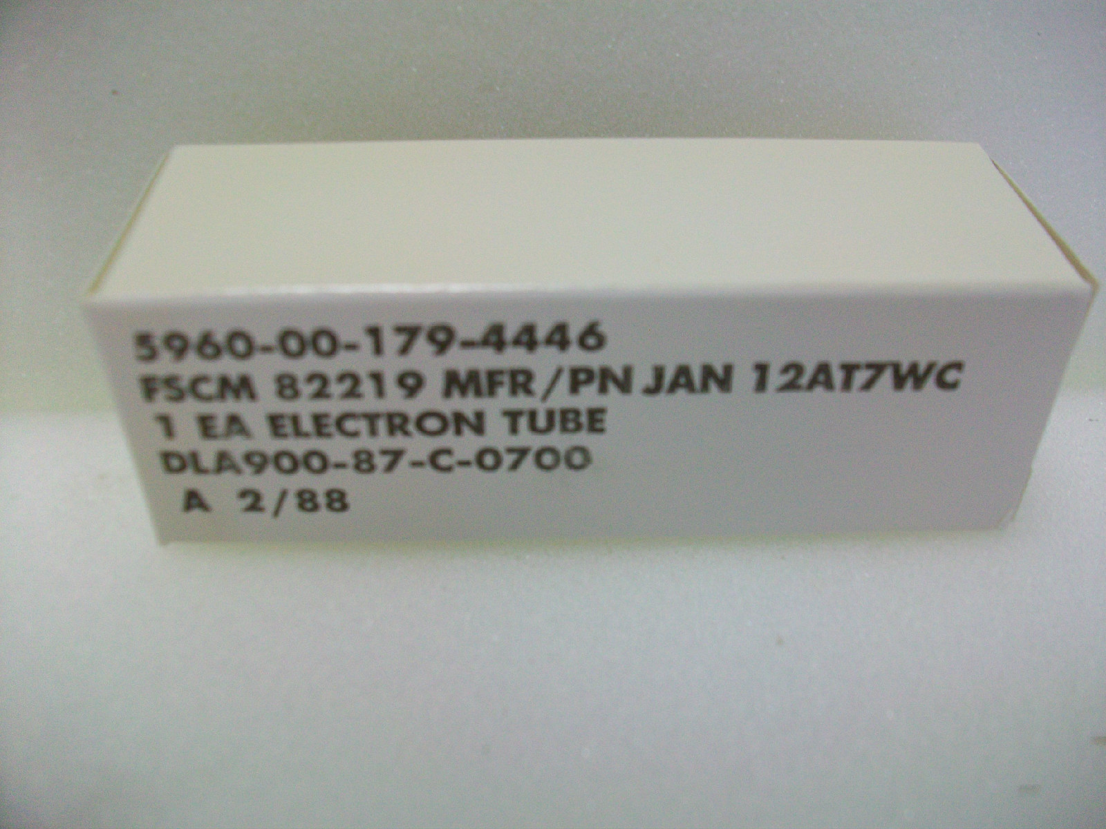 PHILIPS JAN 12AT7WC TUBE NSN 5960-00-179-4446