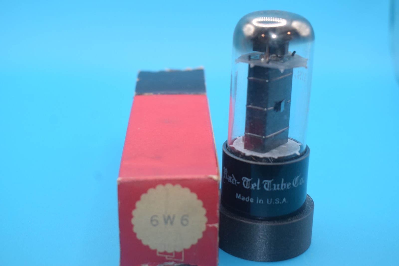 ‘Two Buck NOS Tube ‘-NOS- 6W6GT RAD-TEL VINTAGE TUBE – Two Buck NOS Tube –
