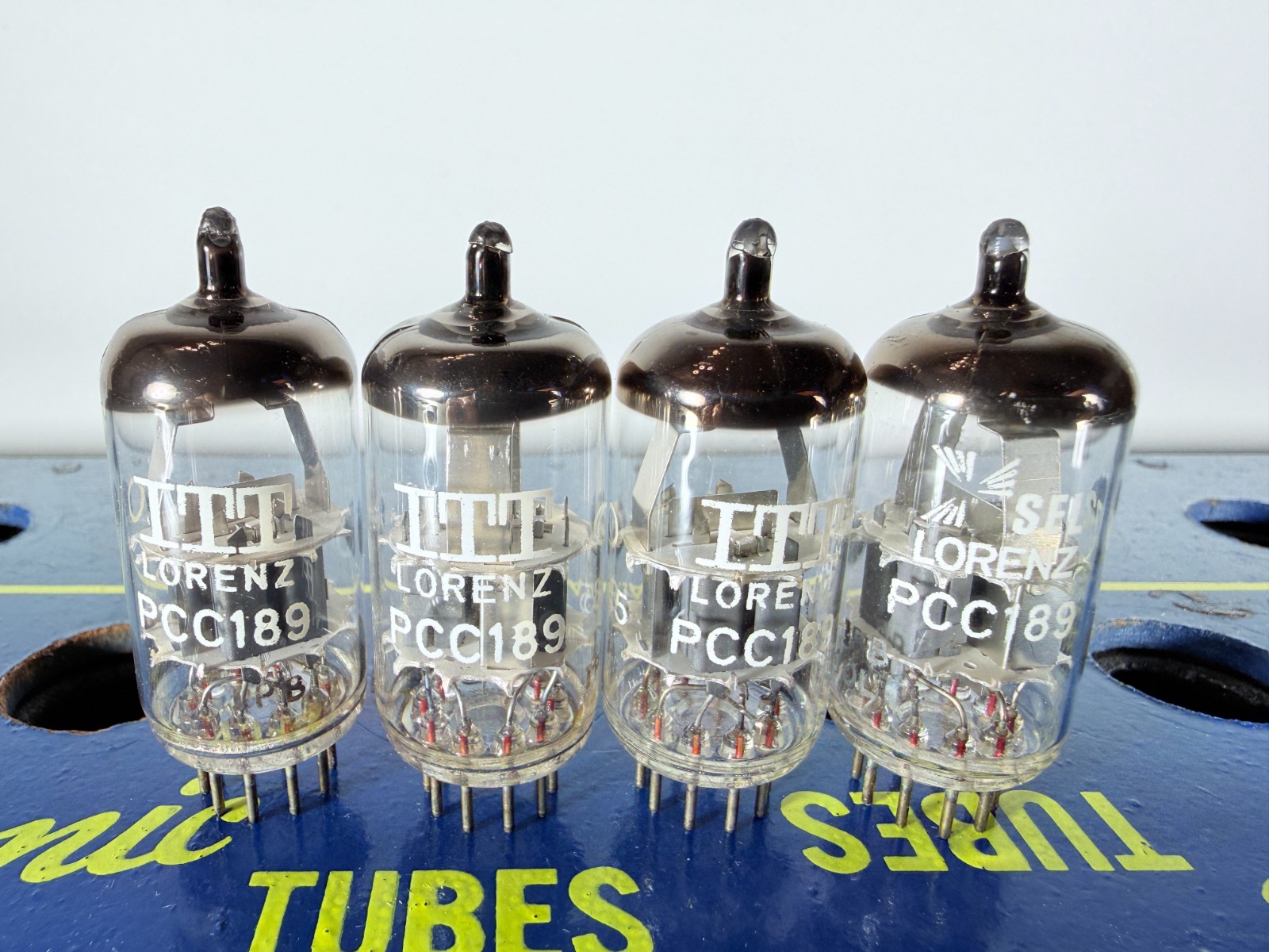 Matched Quad Philips 7ES8 PCC189 (ECC88 E88CC Sub) NOS NIB Tested Like NOS Tube