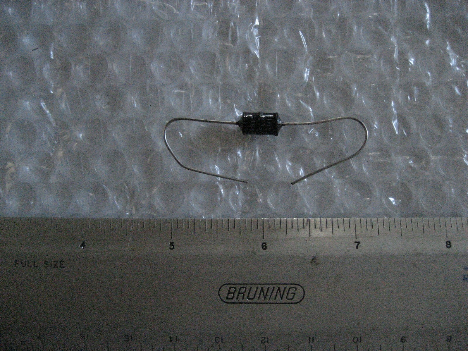 1 x NOS 1.6K Ohms Cinema Eng. 1/6 Watt Noninductive Wirewound Resistor