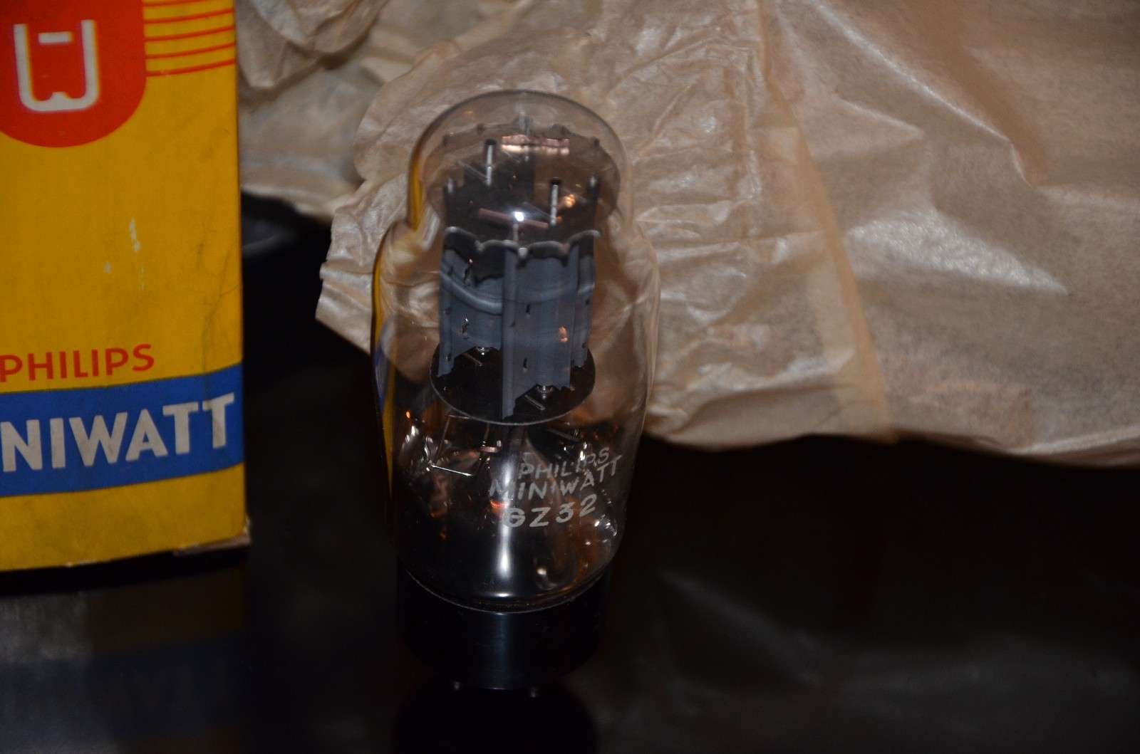 GZ32 Philips 5V4G NOS NIB Rare DD Getter rectifier Hi end tube audio amplifiers