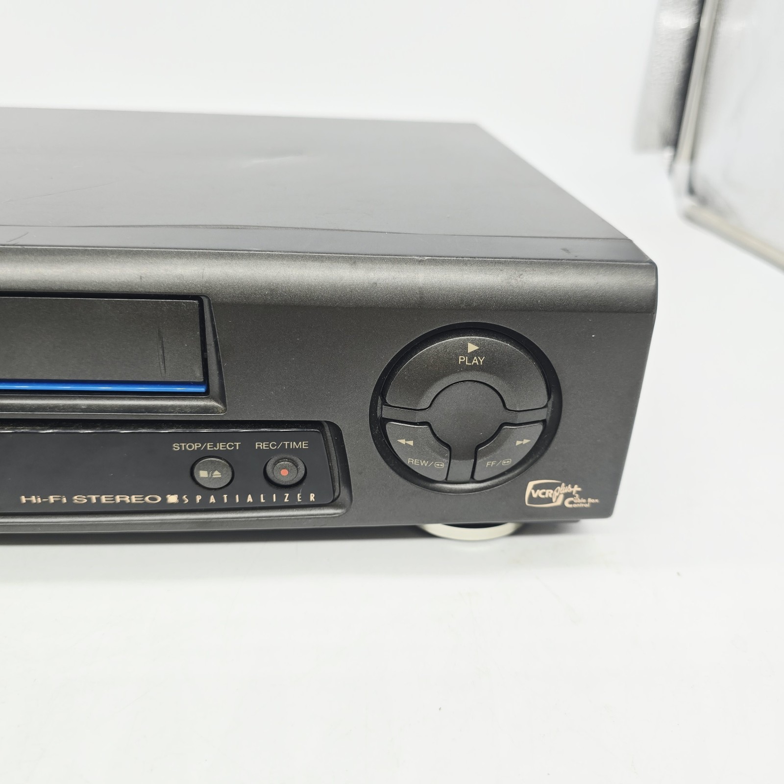Panasonic PV-S7670 S-VHS Player Recorder 4-Head Hi-Fi VCR Blue Line No Remote