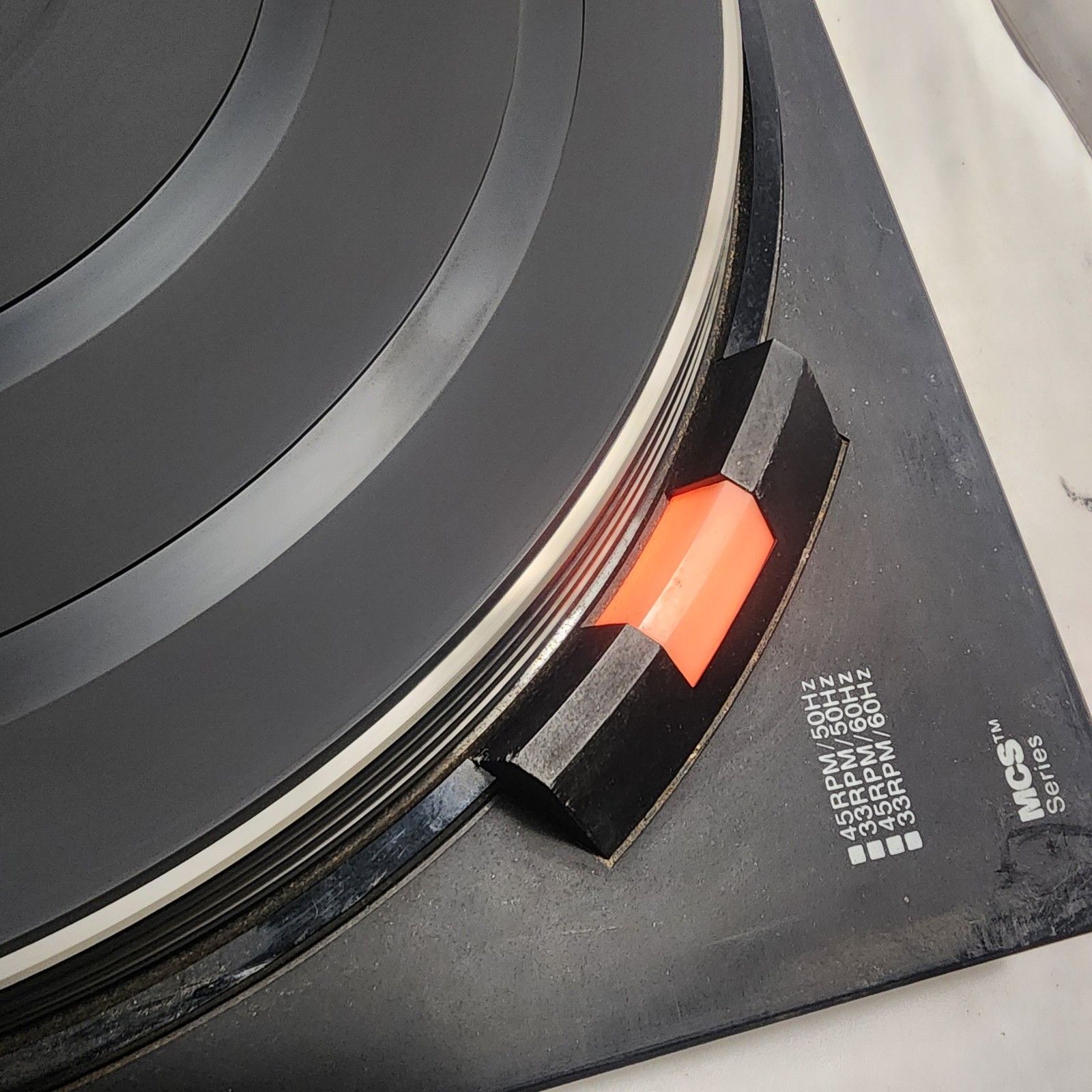 MCS (Technics) 683-6601 DIRECT DRIVE Auto Turntable w/SHURE CART + Manual JAPAN
