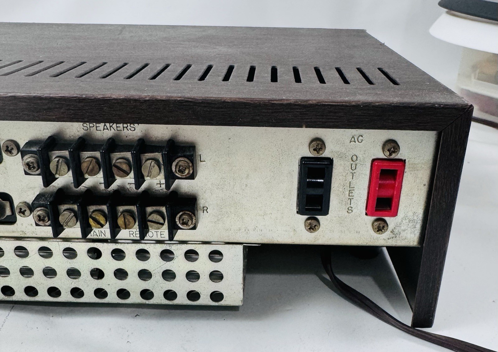 Lafayette Model LA-125T Transistor Stereo Amplifier tested working
