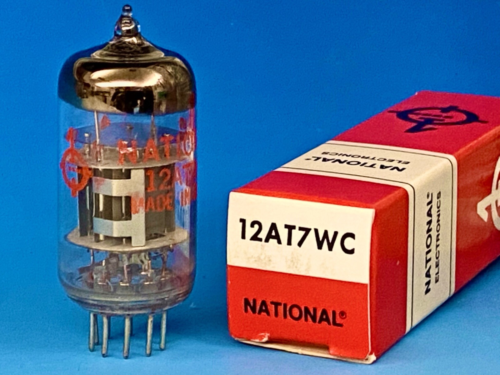 NOS 12AT7/12AT7WC VACUUM TUBE ECC81 6201 FOR HI-FI & GUITAR AMP, MADE IN CHINA