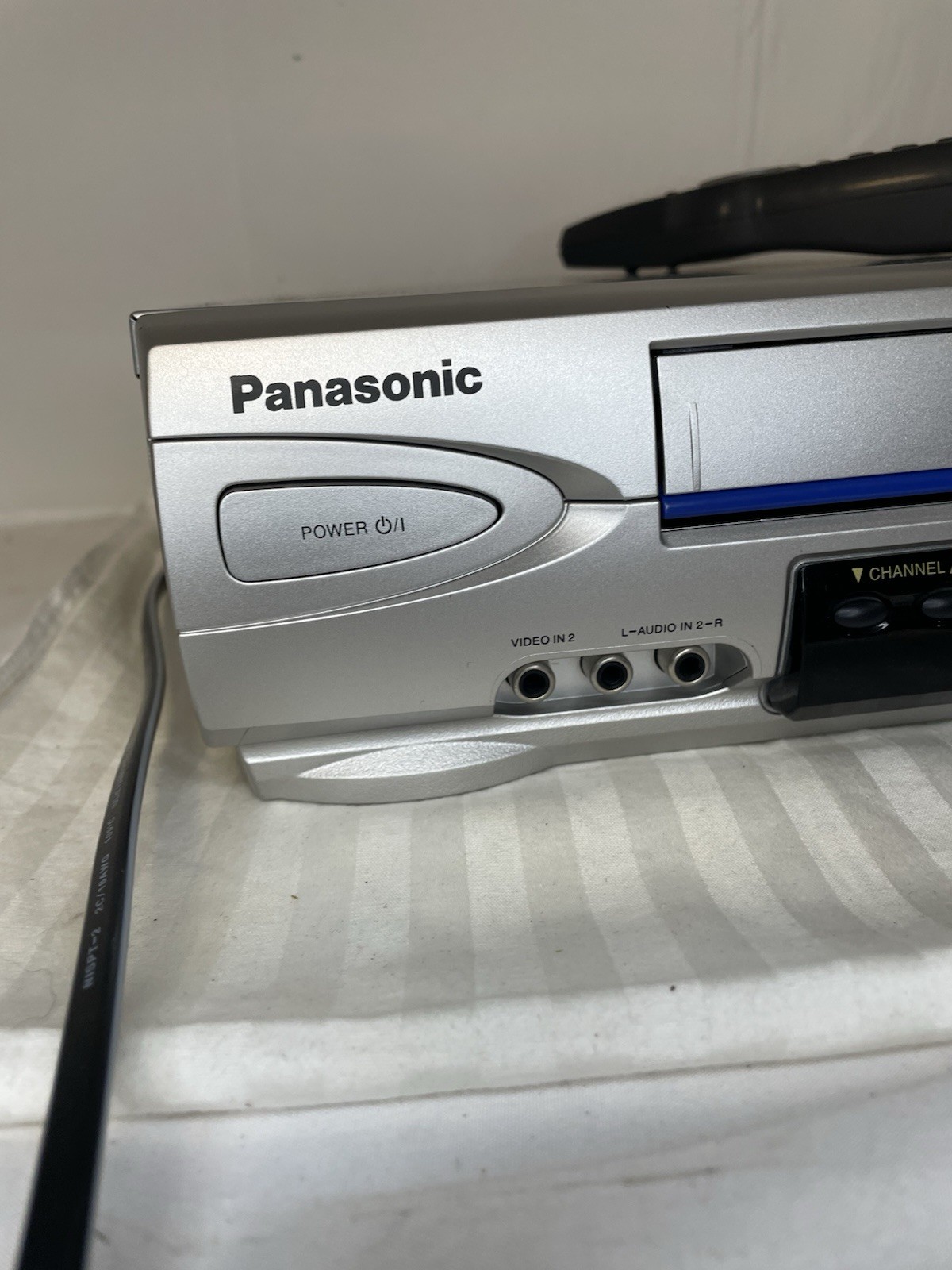 Panasonic PV-V4523S Blue Line Omnivision VCR VHS Player w/ Remote TESTED