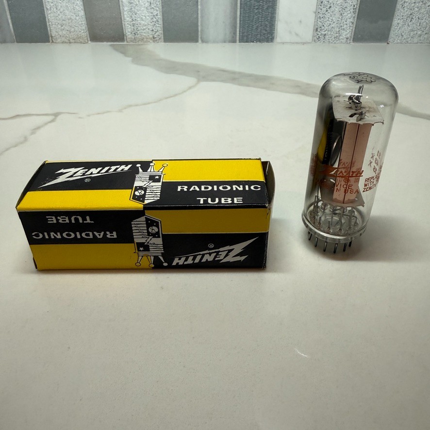 Zenith 19CG3 Vacuum Tube NOS w/box TESTED @ 104% on B&K 700 Tester Made in USA