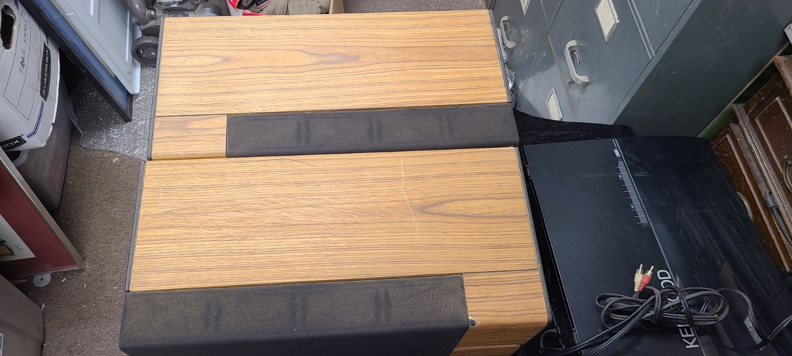 Pair of Vintage Bose 6.2 Stereo Everywhere Speaker System Speakers Wood Grain