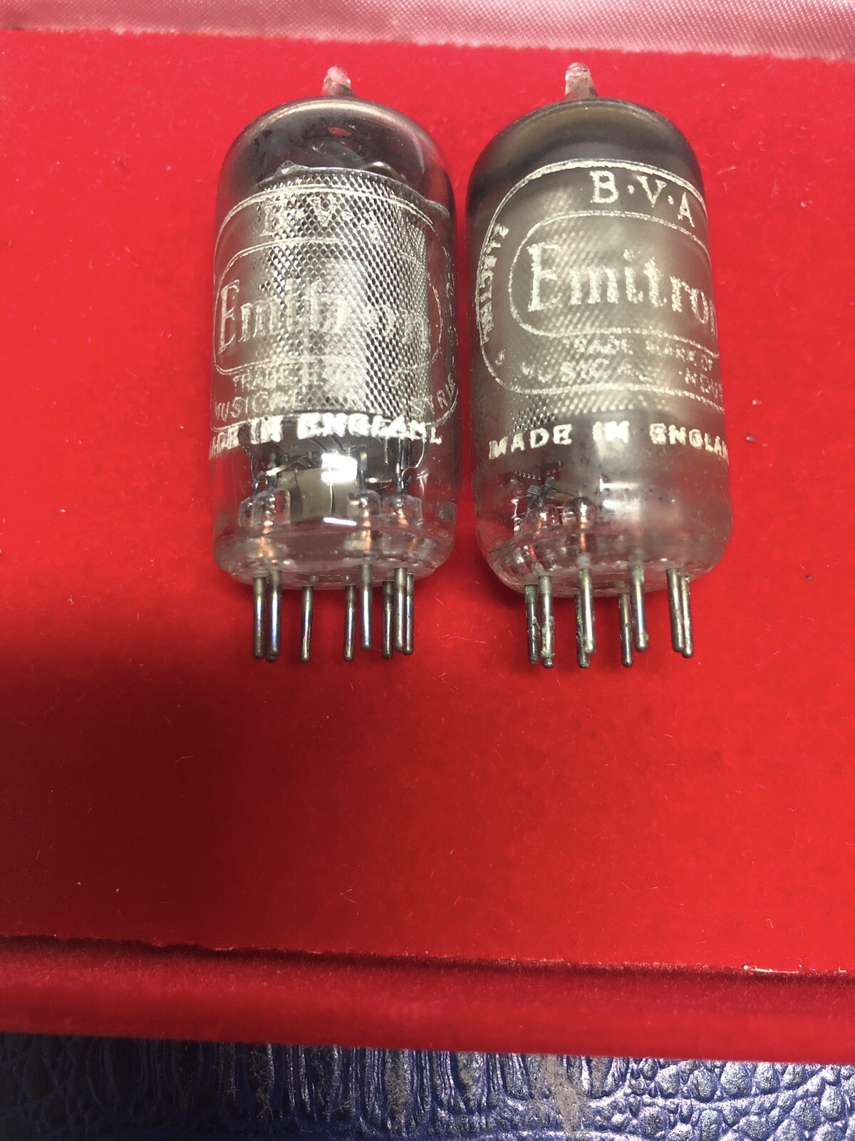 Emitron/GEC Z729/EF86/6267/E80F NOS Matched Pair
