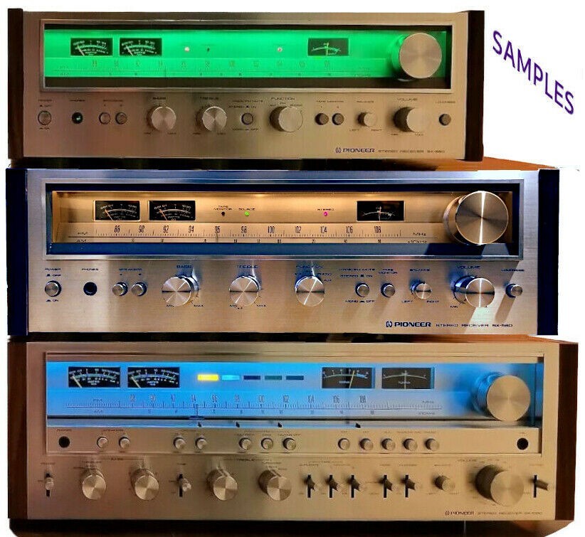 🔥【PRO SERVICED】RARE “S” MONSTER Pioneer SX-980 160W Receiver!~LED MOD💥GUARANTY