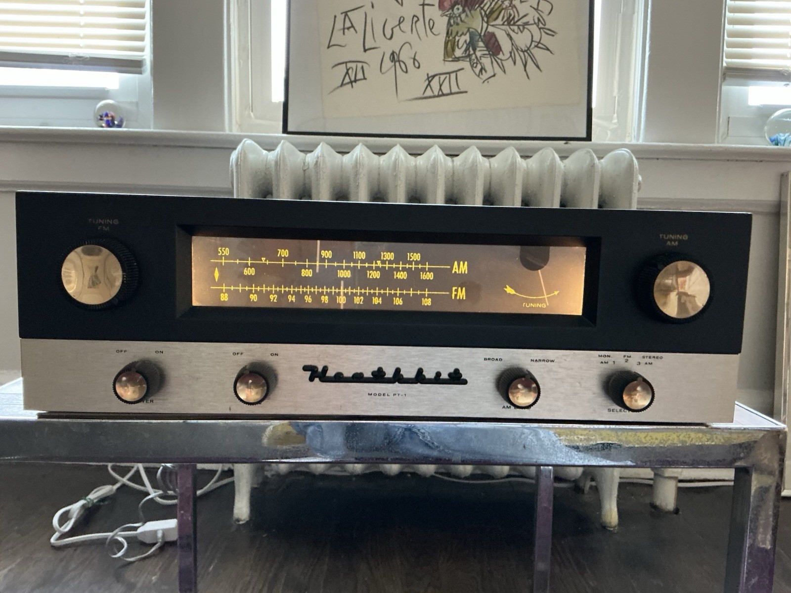 Vintage Heathkit PT-1 Stereo | AM/FM Tube Tuner Working Conditions