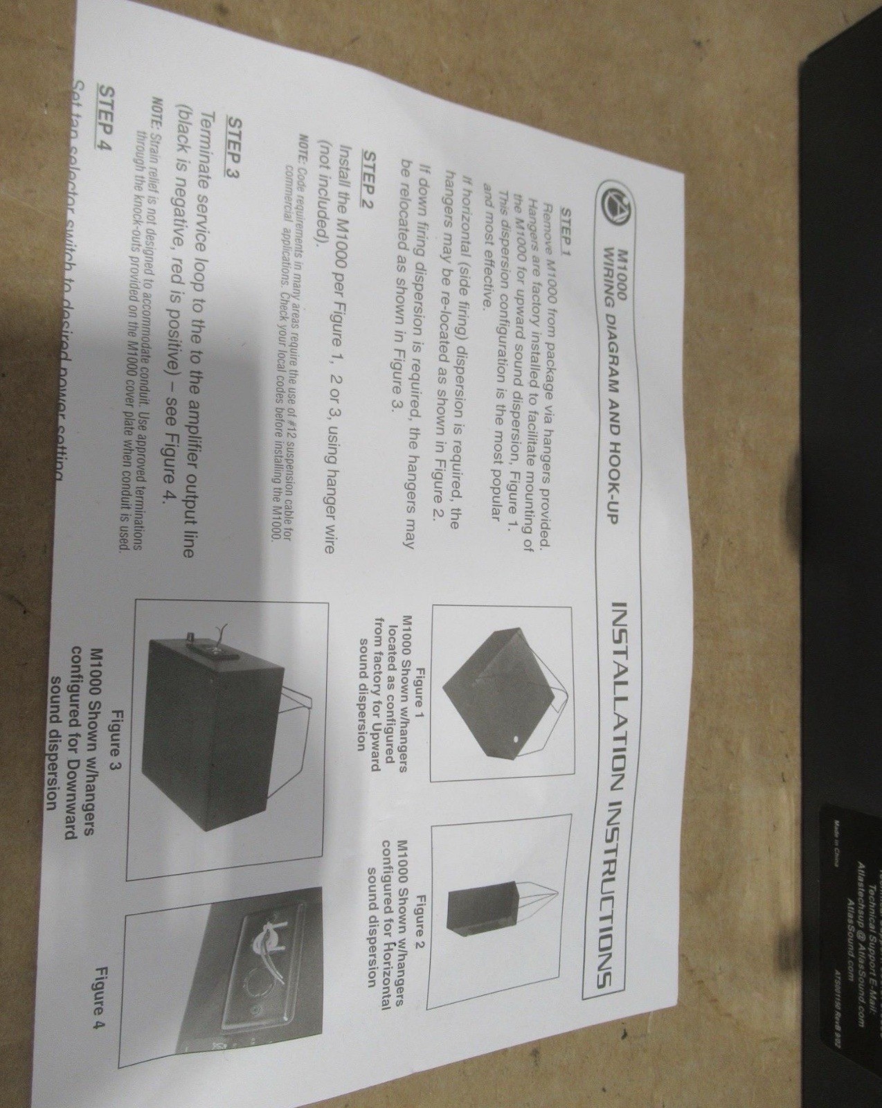 Atlas Sound Model M100 General Signaling Speaker