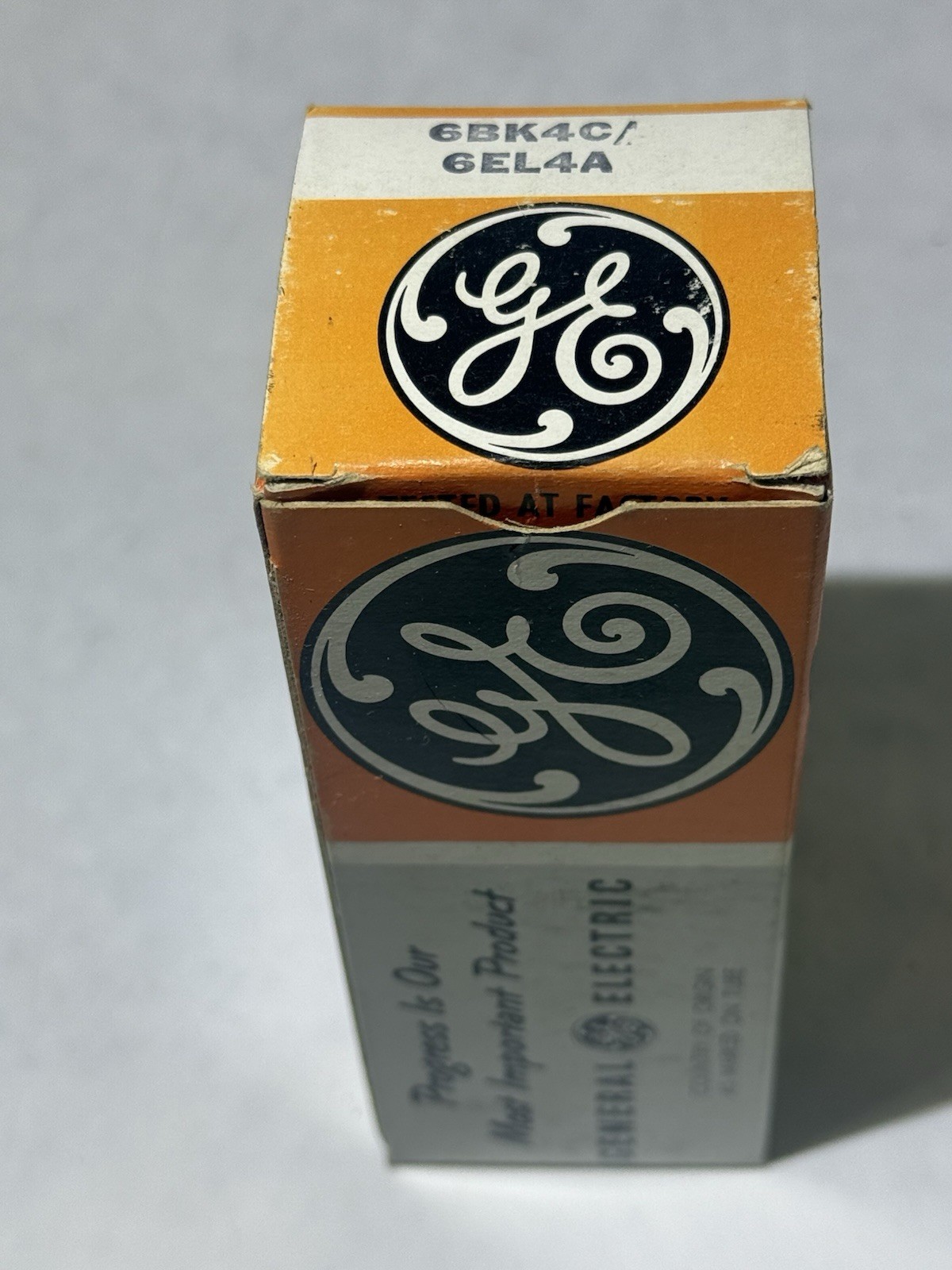 New Old Stock Vacuum Tube Untested GE 6BK4C/6EL4A