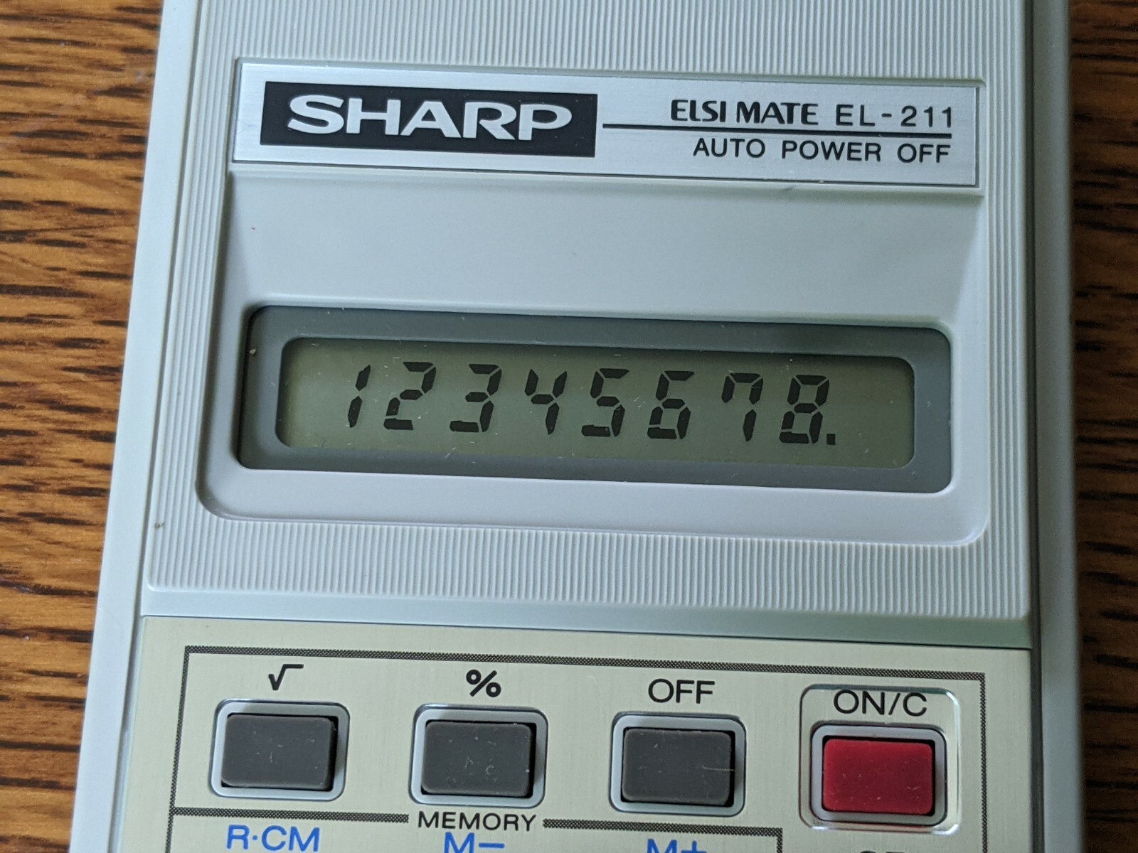 Vintage Retro 1980’s Sharp ELSI MATE EL-211 Pocket Calculator [NIB] USA Seller