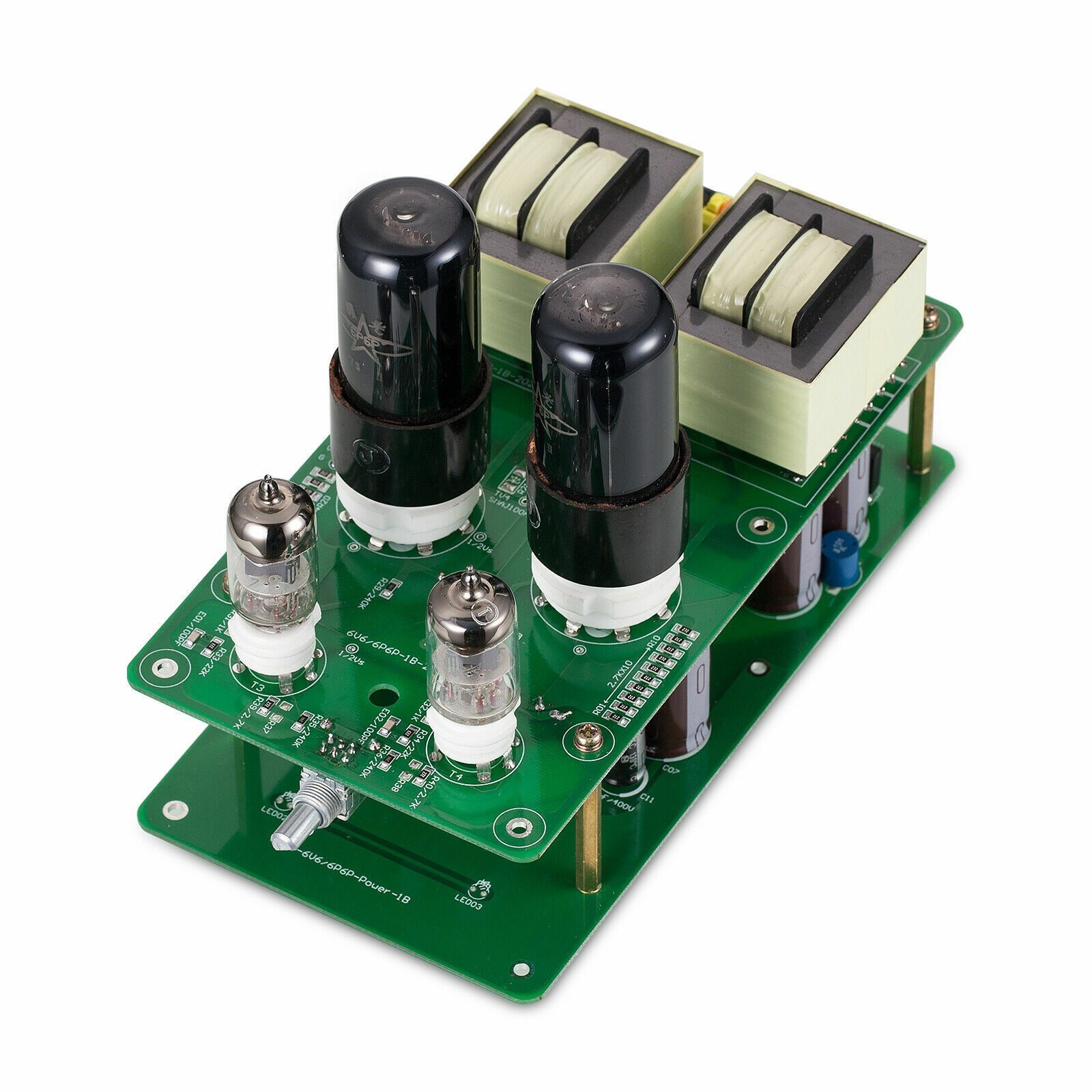 HiFi 6P6P Vacuum Tube Power Amplifier Single-Ended Stereo Desktop Audio Amp 3W×2