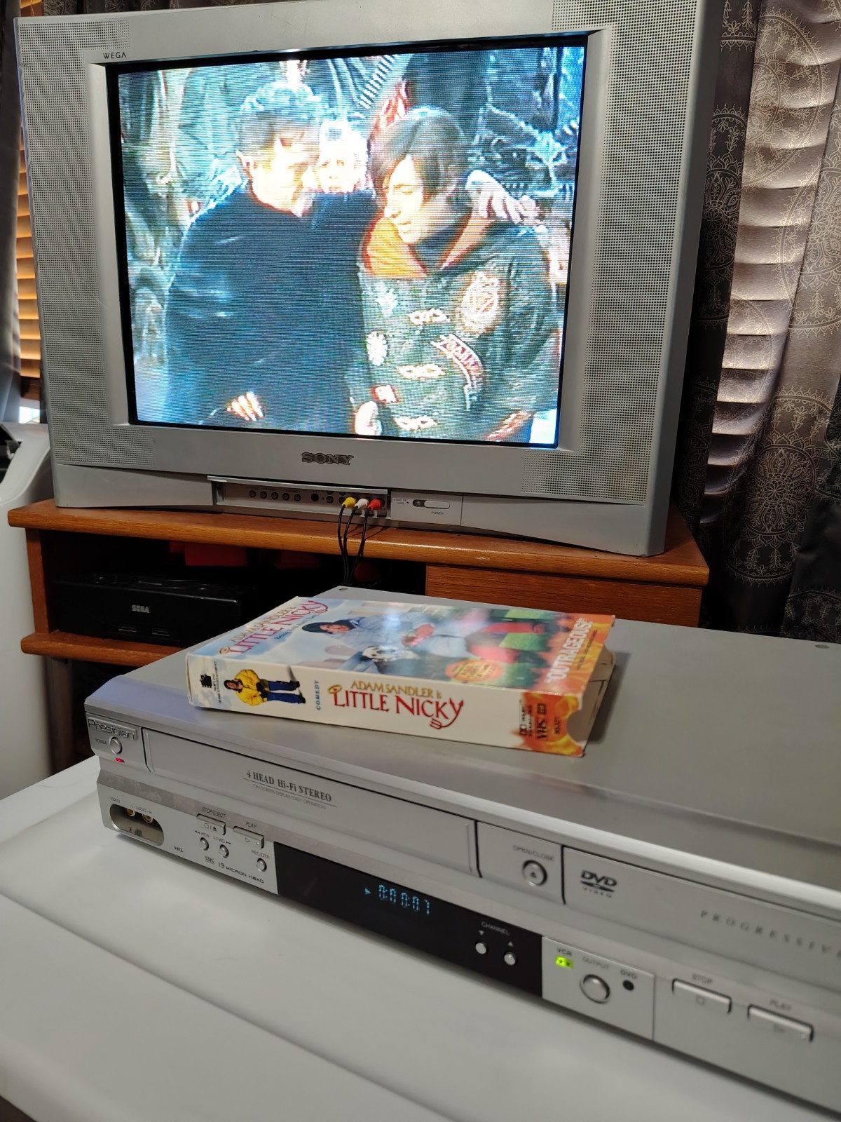 Presidian PDC-3286 VHS VCR DVD Hi-Fi 4head Tested WORKING W/ REMOTE!! +extras