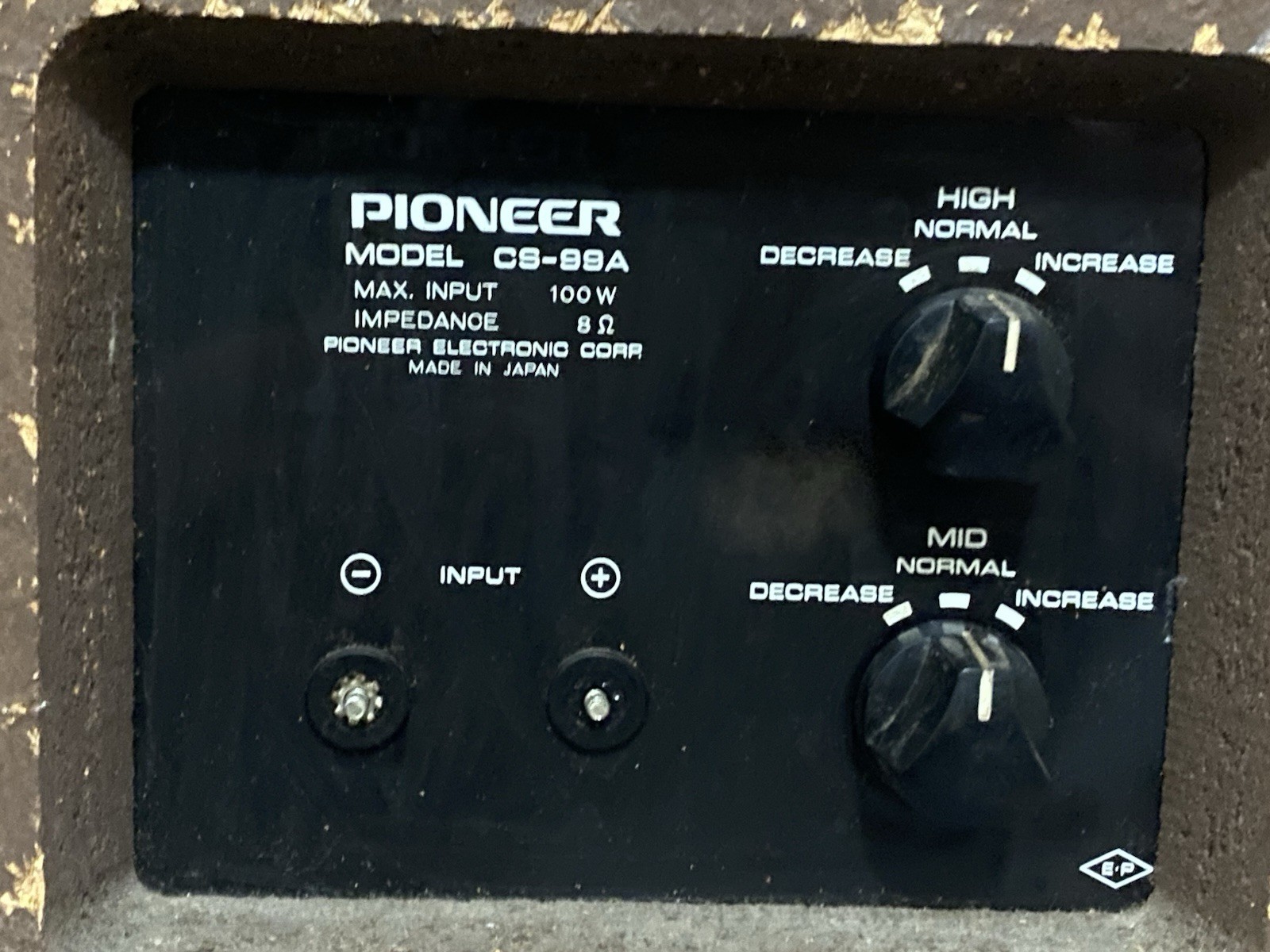 Pioneer CS-99A FB 5-way Wood Speaker Pair Vintage Great Condition